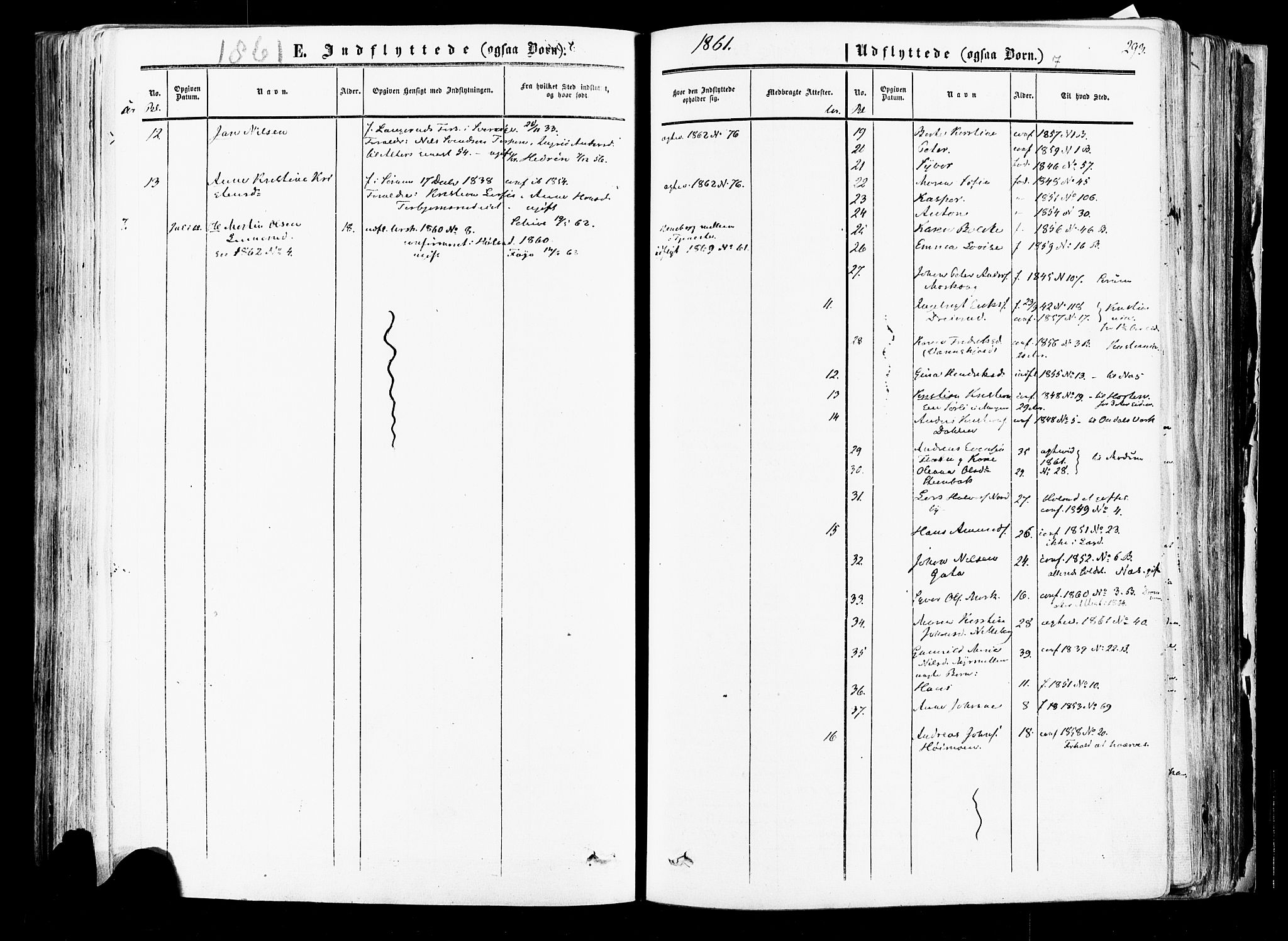 Aurskog prestekontor Kirkebøker, SAO/A-10304a/F/Fa/L0007: Ministerialbok nr. I 7, 1854-1877, s. 293