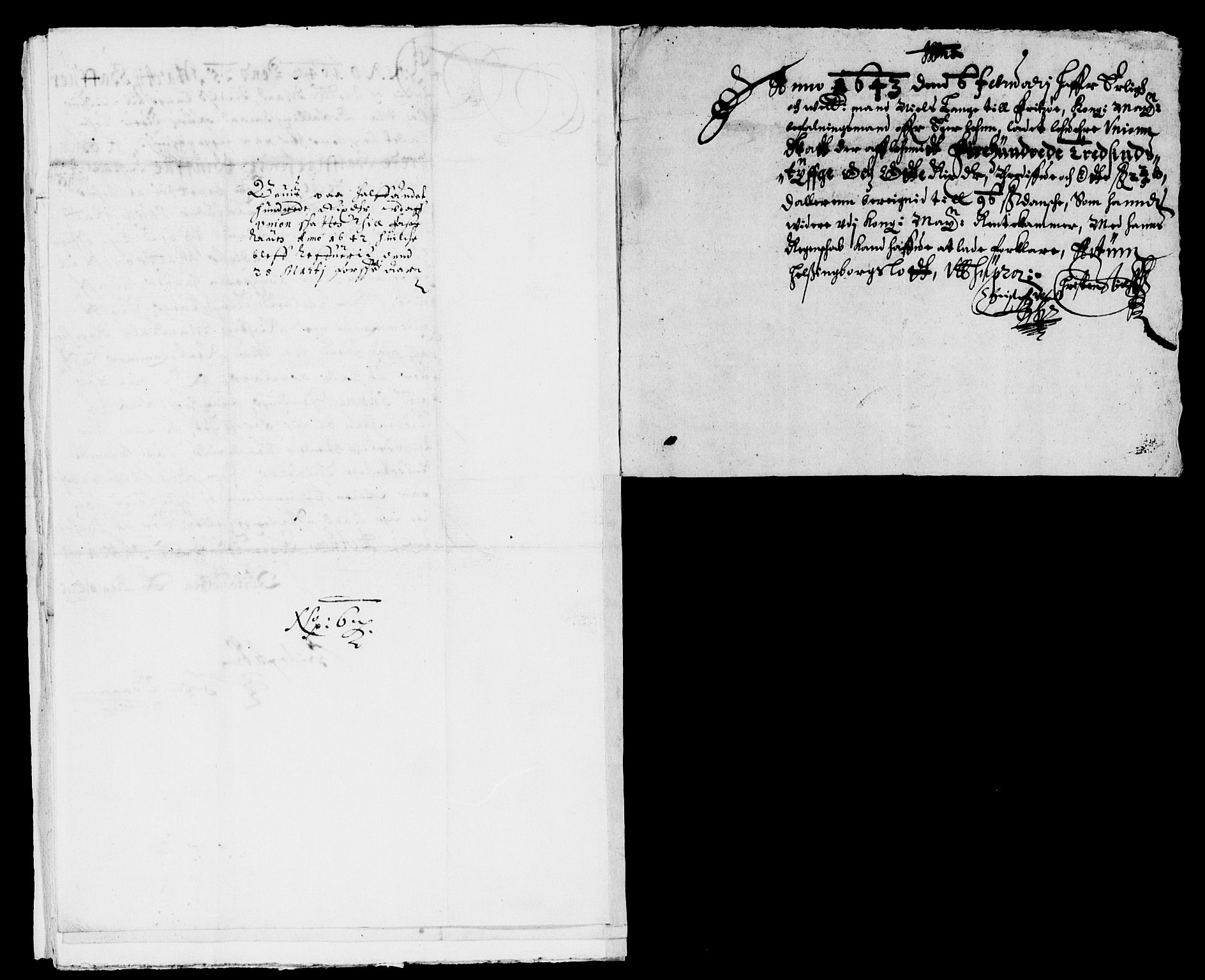 Rentekammeret inntil 1814, Reviderte regnskaper, Lensregnskaper, AV/RA-EA-5023/R/Rb/Rbm/L0007: Eiker len, 1640-1643