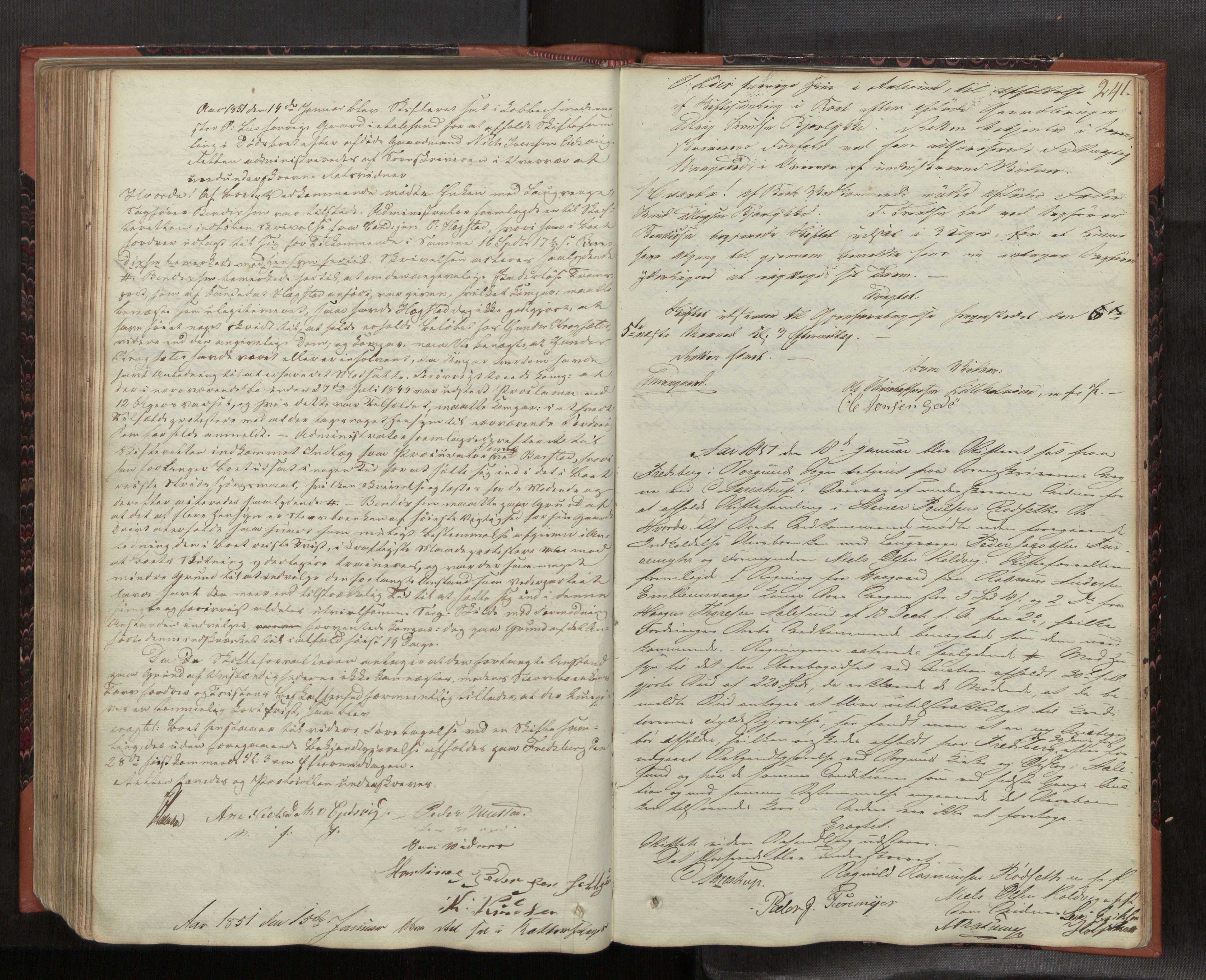 Nordre Sunnmøre sorenskriveri, AV/SAT-A-0006/1/3/3B/L0001: Skiftebehandlingsprotokoll, 1846-1852, s. 241