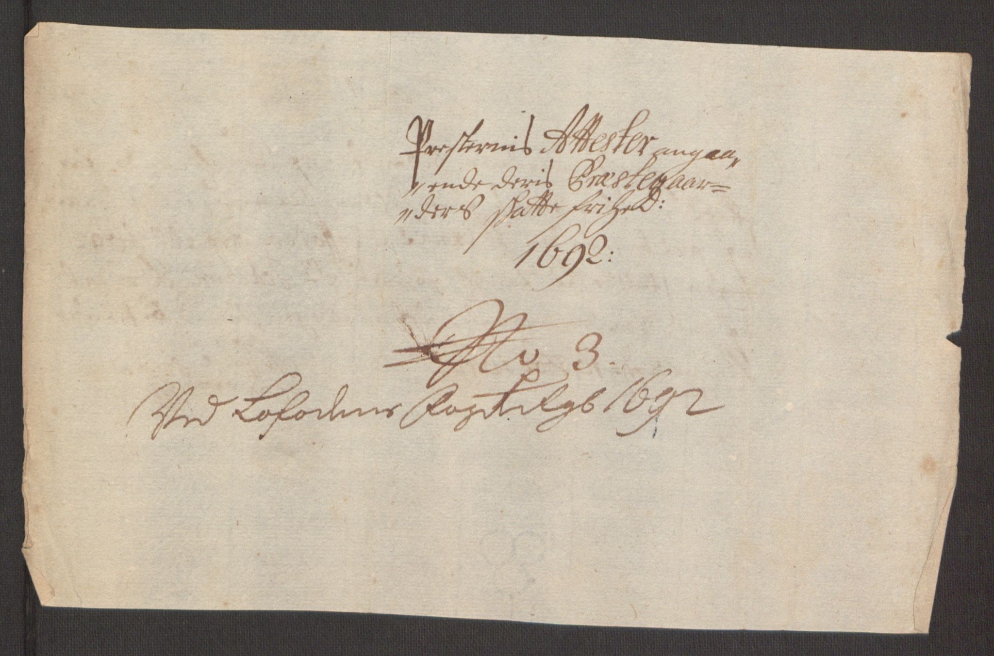 Rentekammeret inntil 1814, Reviderte regnskaper, Fogderegnskap, RA/EA-4092/R67/L4675: Fogderegnskap Vesterålen, Andenes og Lofoten, 1691-1693, s. 211
