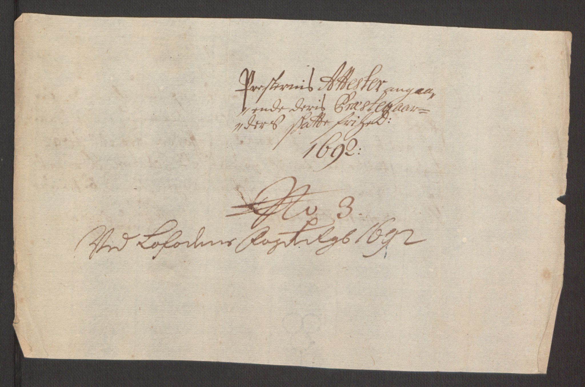 Rentekammeret inntil 1814, Reviderte regnskaper, Fogderegnskap, AV/RA-EA-4092/R67/L4675: Fogderegnskap Vesterålen, Andenes og Lofoten, 1691-1693, s. 211