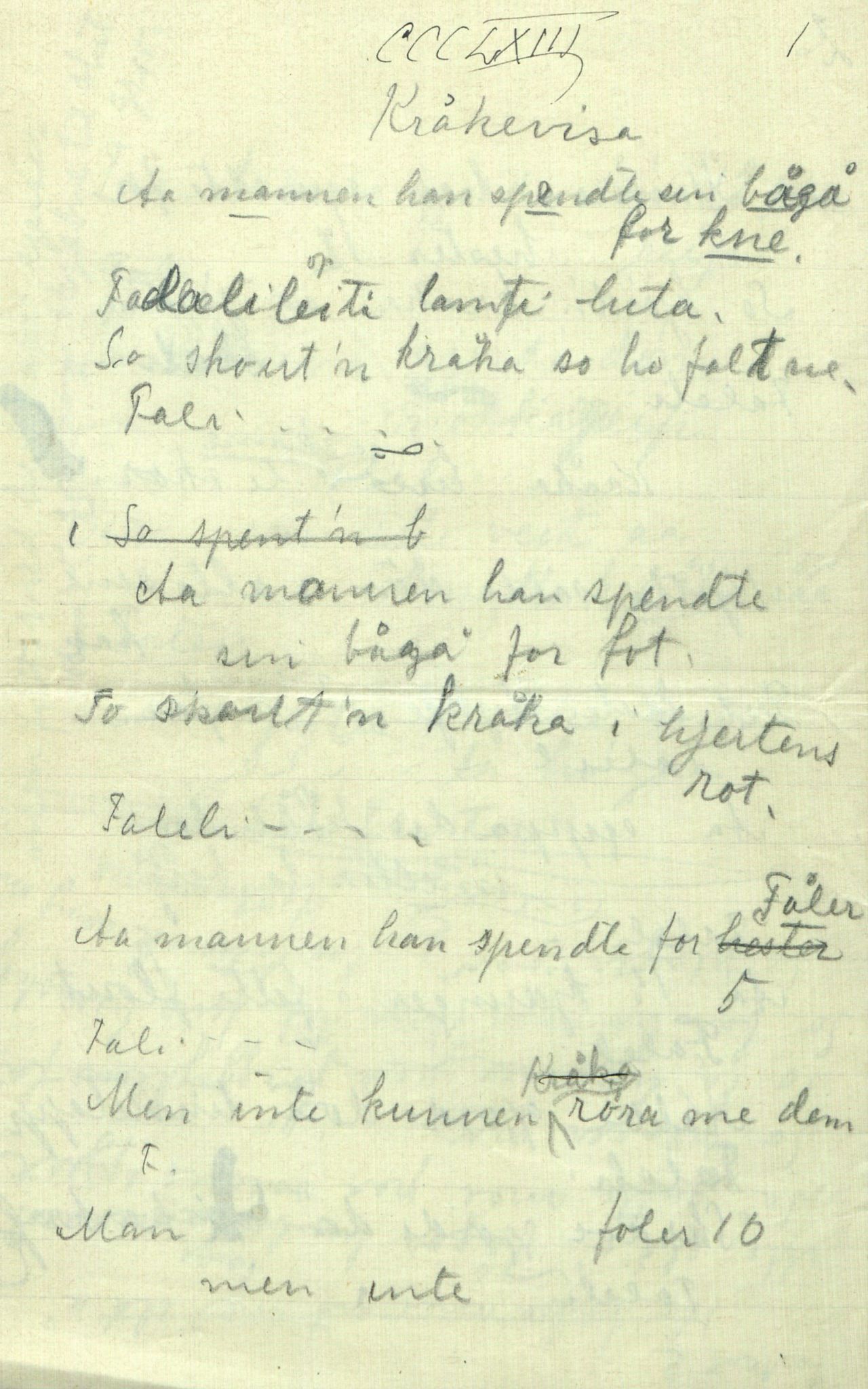 Rikard Berge, TEMU/TGM-A-1003/F/L0010/0007: 357-380 / 363 Berre lause blad og lapper, s. 1