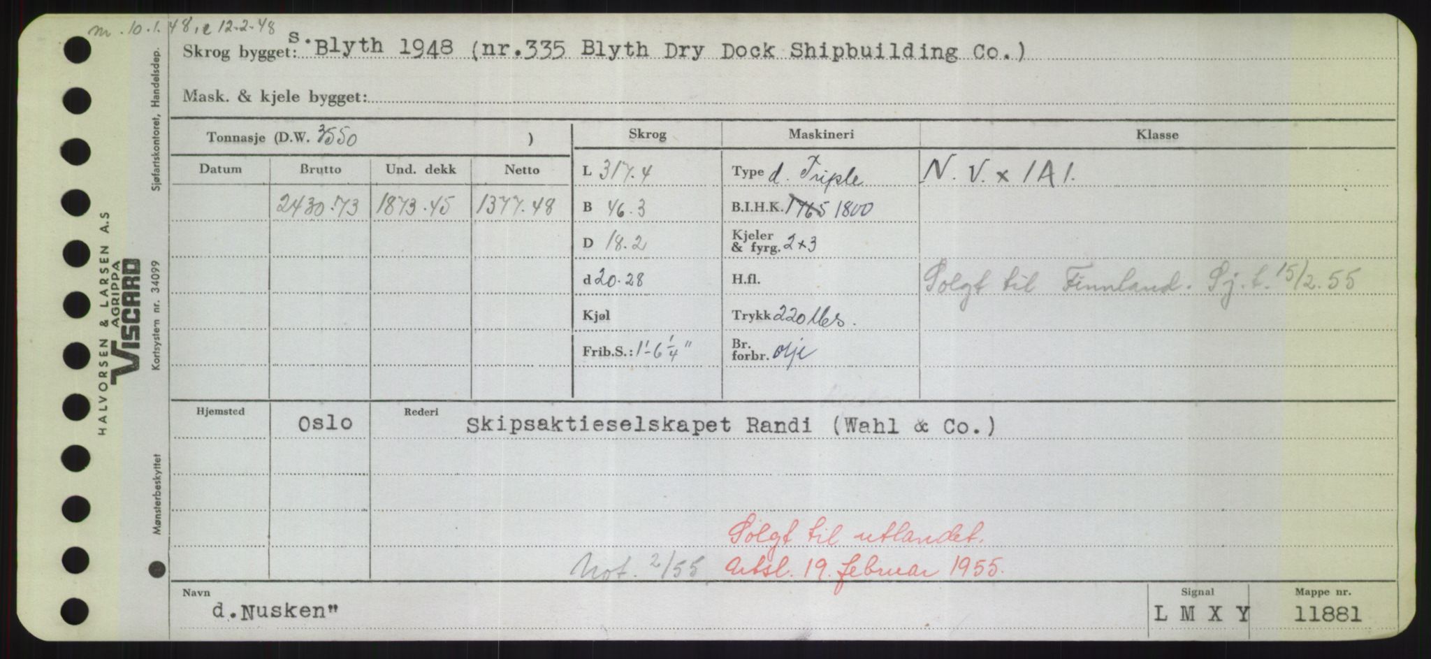 Sjøfartsdirektoratet med forløpere, Skipsmålingen, RA/S-1627/H/Hd/L0027: Fartøy, Norhop-Nør, s. 315