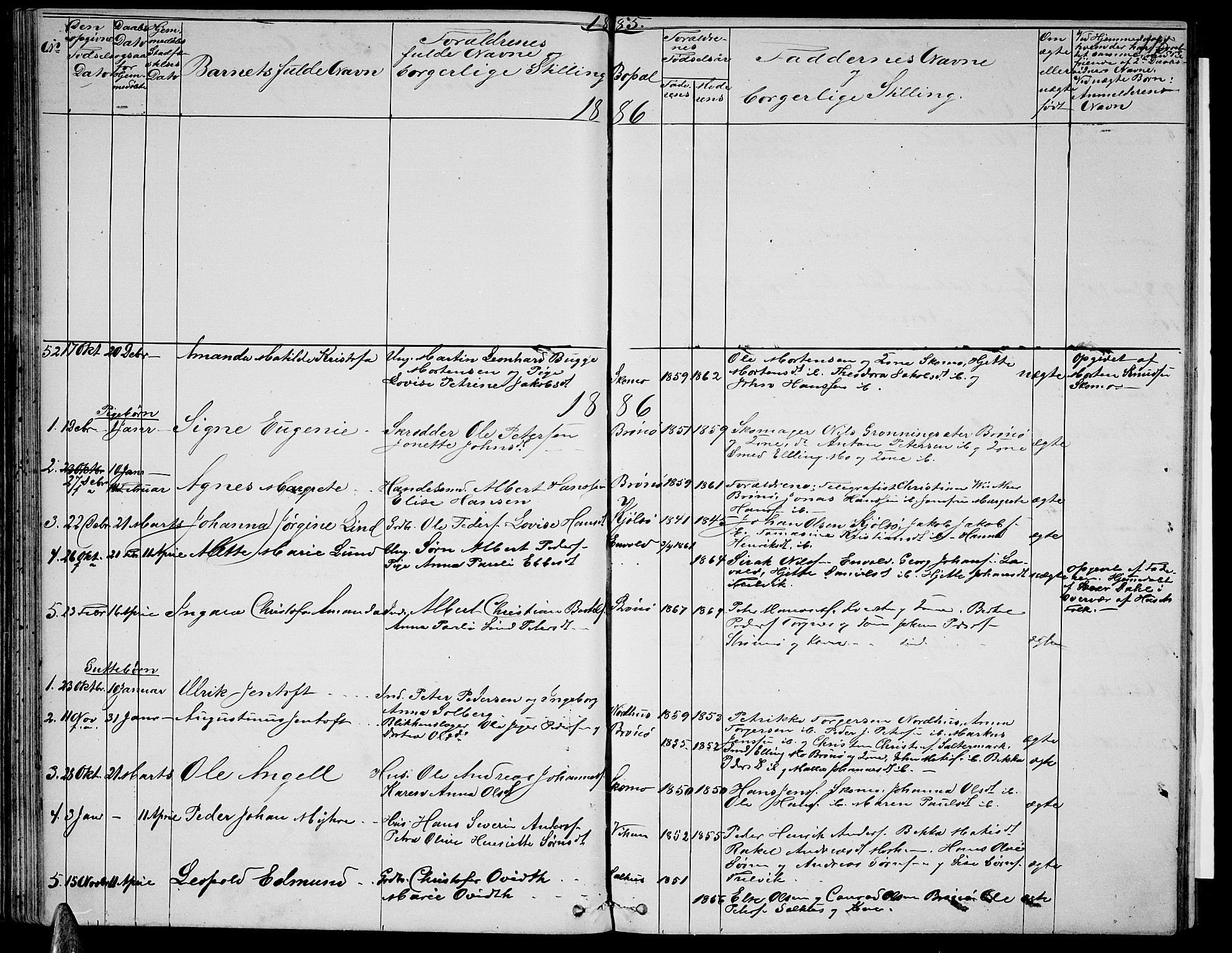 Ministerialprotokoller, klokkerbøker og fødselsregistre - Nordland, SAT/A-1459/813/L0212: Klokkerbok nr. 813C04, 1864-1886, s. 115