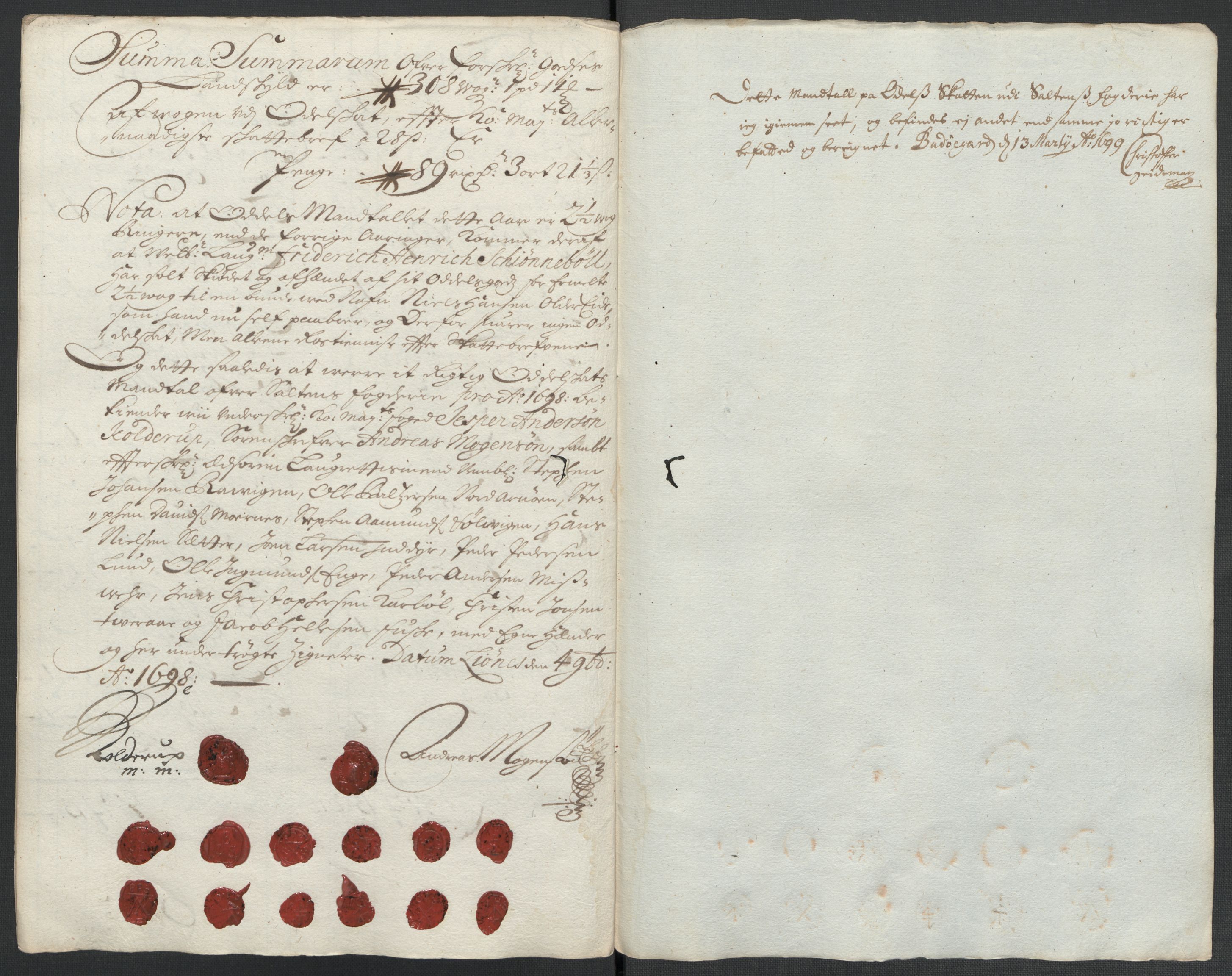 Rentekammeret inntil 1814, Reviderte regnskaper, Fogderegnskap, AV/RA-EA-4092/R66/L4579: Fogderegnskap Salten, 1697-1700, s. 187