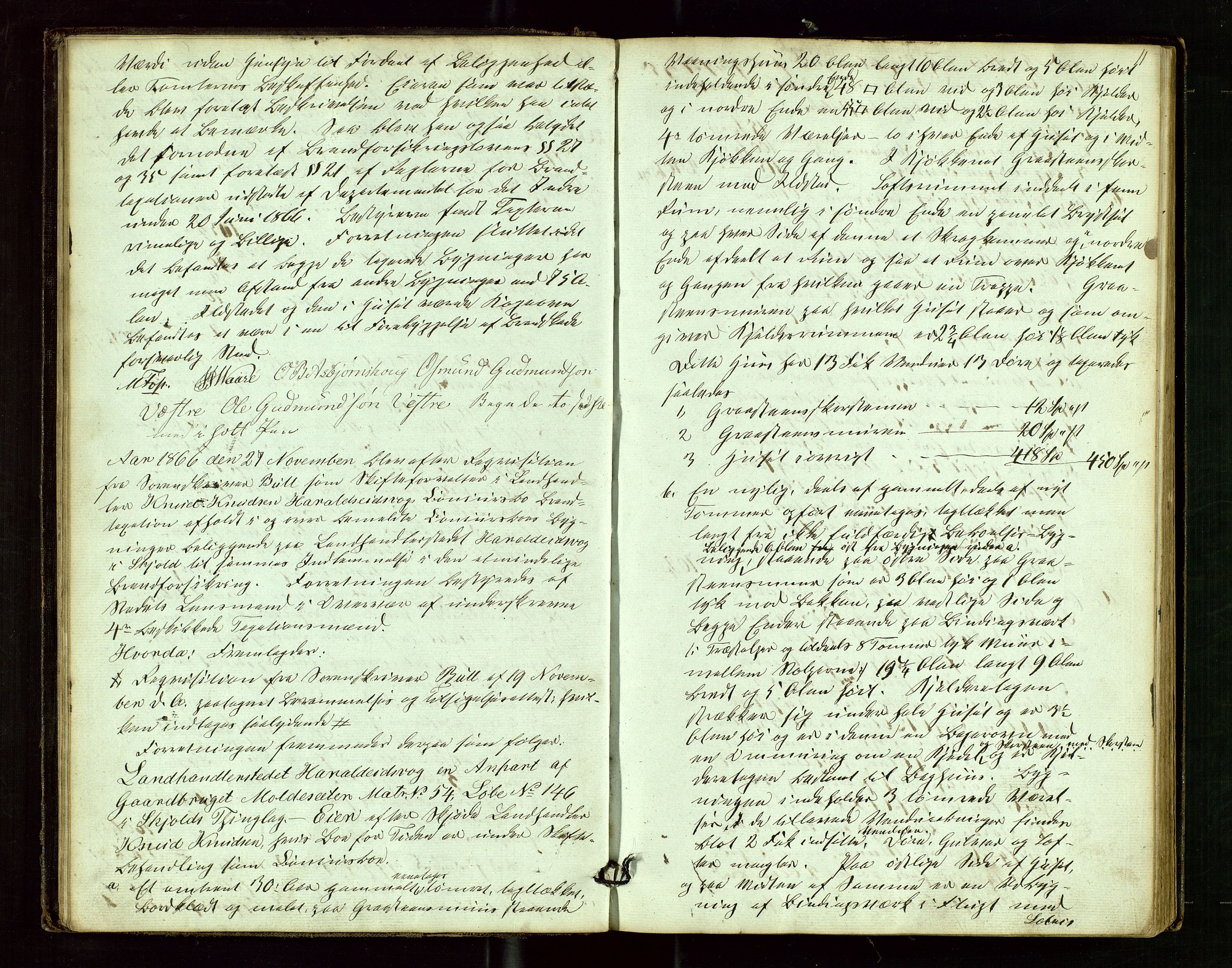 Skjold lensmannskontor, AV/SAST-A-100182/Goa/L0001: "Brandtaxations-Protocol for Skjold Thinglaug i Ryfylke", 1853-1890, s. 10b-11a