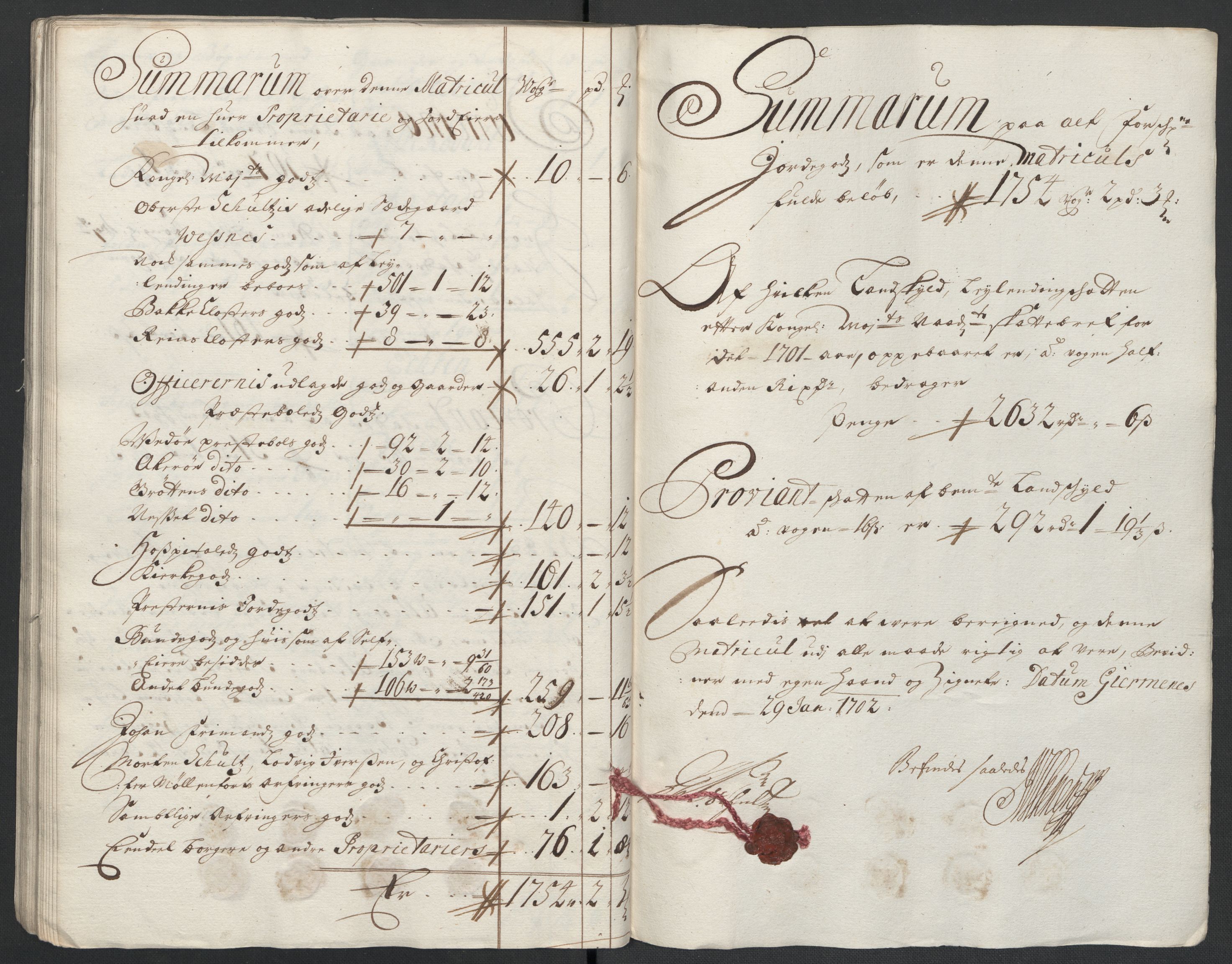 Rentekammeret inntil 1814, Reviderte regnskaper, Fogderegnskap, AV/RA-EA-4092/R55/L3655: Fogderegnskap Romsdal, 1701-1702, s. 66