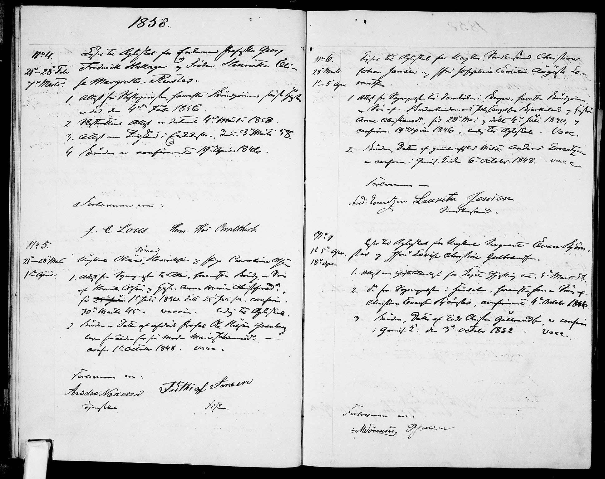 Garnisonsmenigheten Kirkebøker, AV/SAO-A-10846/H/Ha/L0006: Lysningsprotokoll nr. I 6, 1856-1872