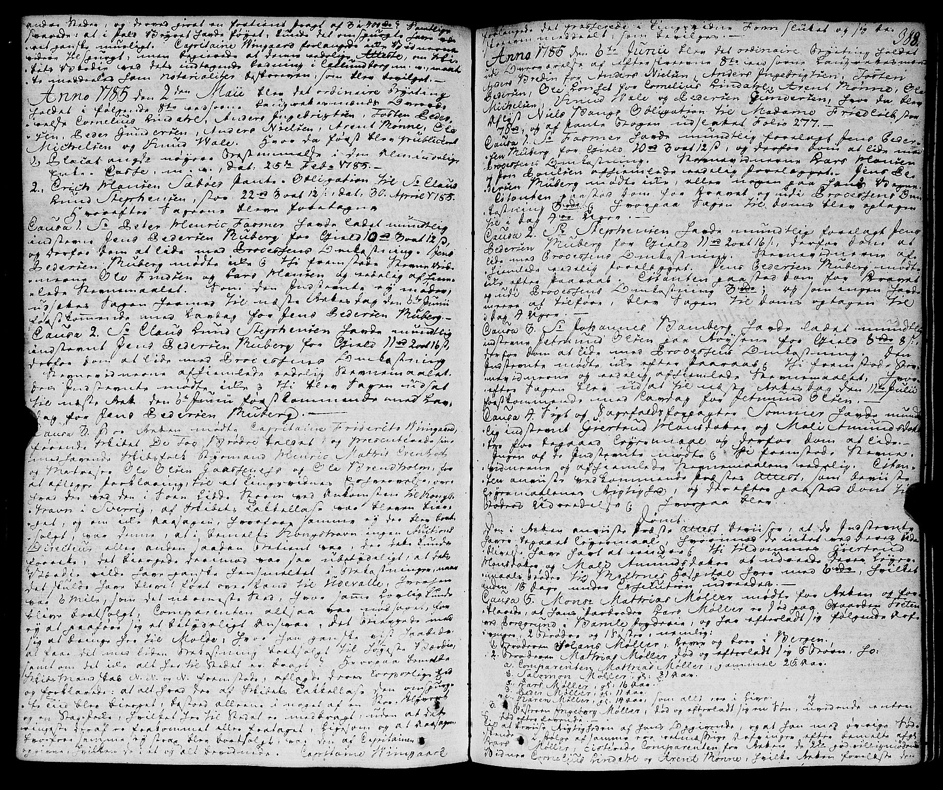 Molde byfogd, AV/SAT-A-0025/1/1A/L0001: Justisprotokoll, 1764-1796, s. 389