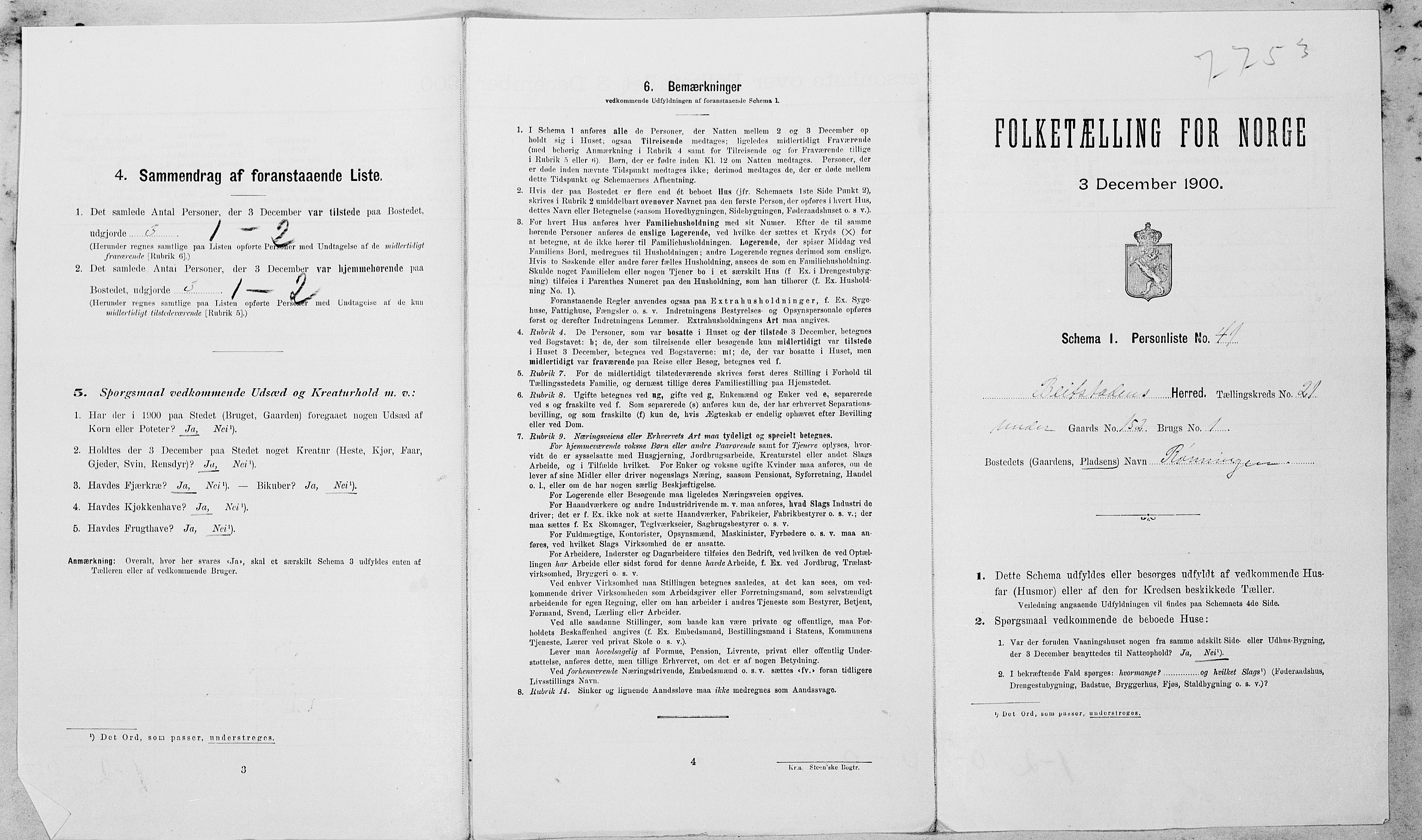 SAT, Folketelling 1900 for 1727 Beitstad herred, 1900, s. 1510