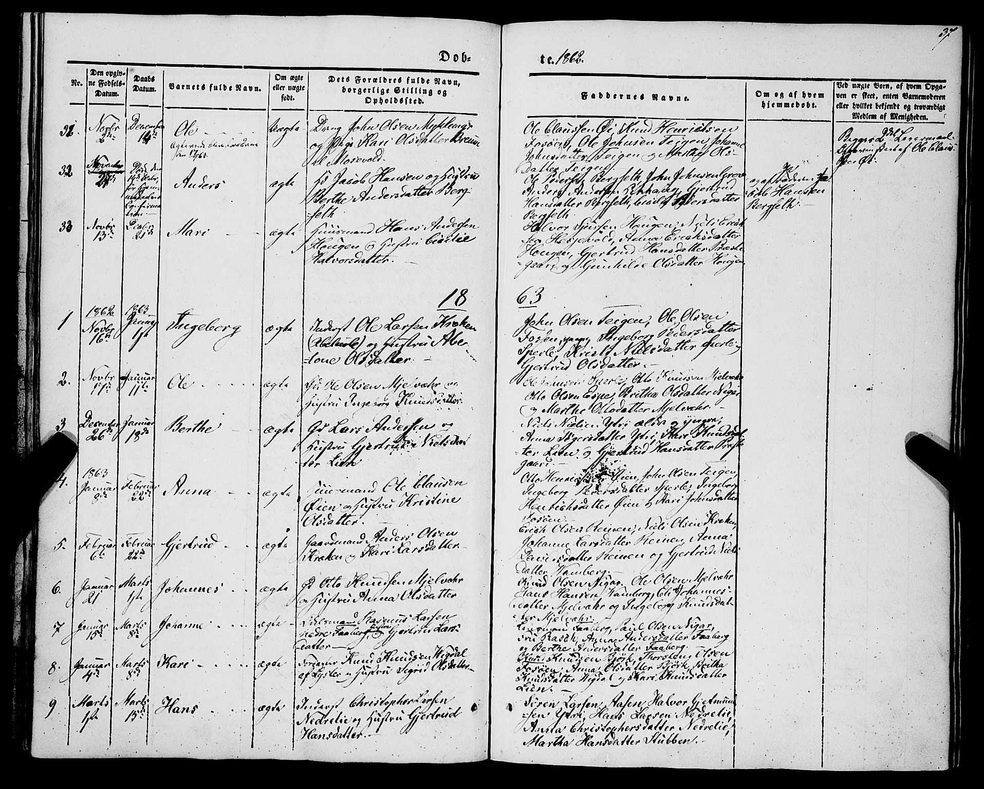 Jostedal sokneprestembete, AV/SAB-A-80601/H/Haa/Haaa/L0005: Ministerialbok nr. A 5, 1849-1877, s. 37