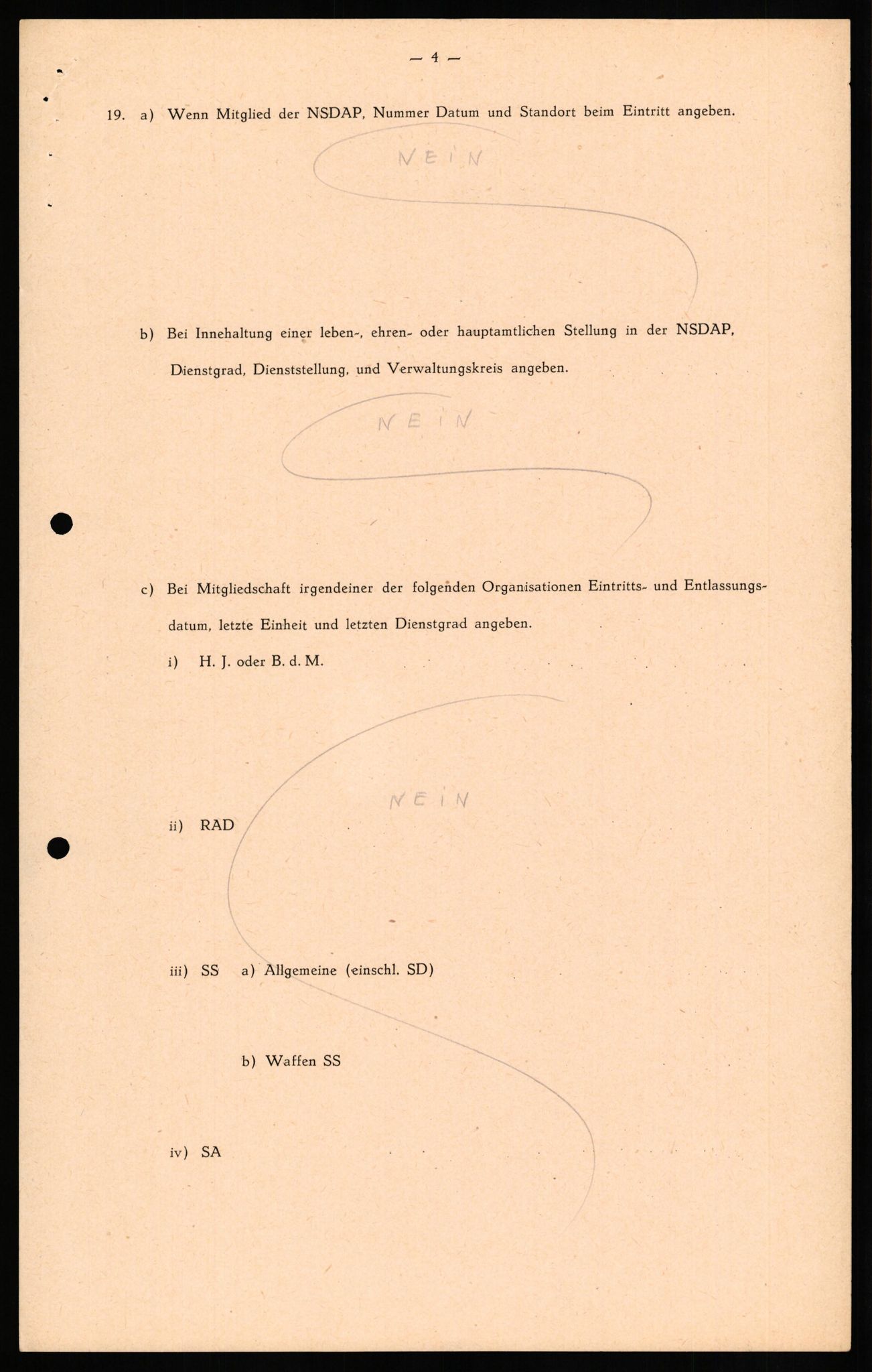 Forsvaret, Forsvarets overkommando II, RA/RAFA-3915/D/Db/L0027: CI Questionaires. Tyske okkupasjonsstyrker i Norge. Tyskere., 1945-1946, s. 516