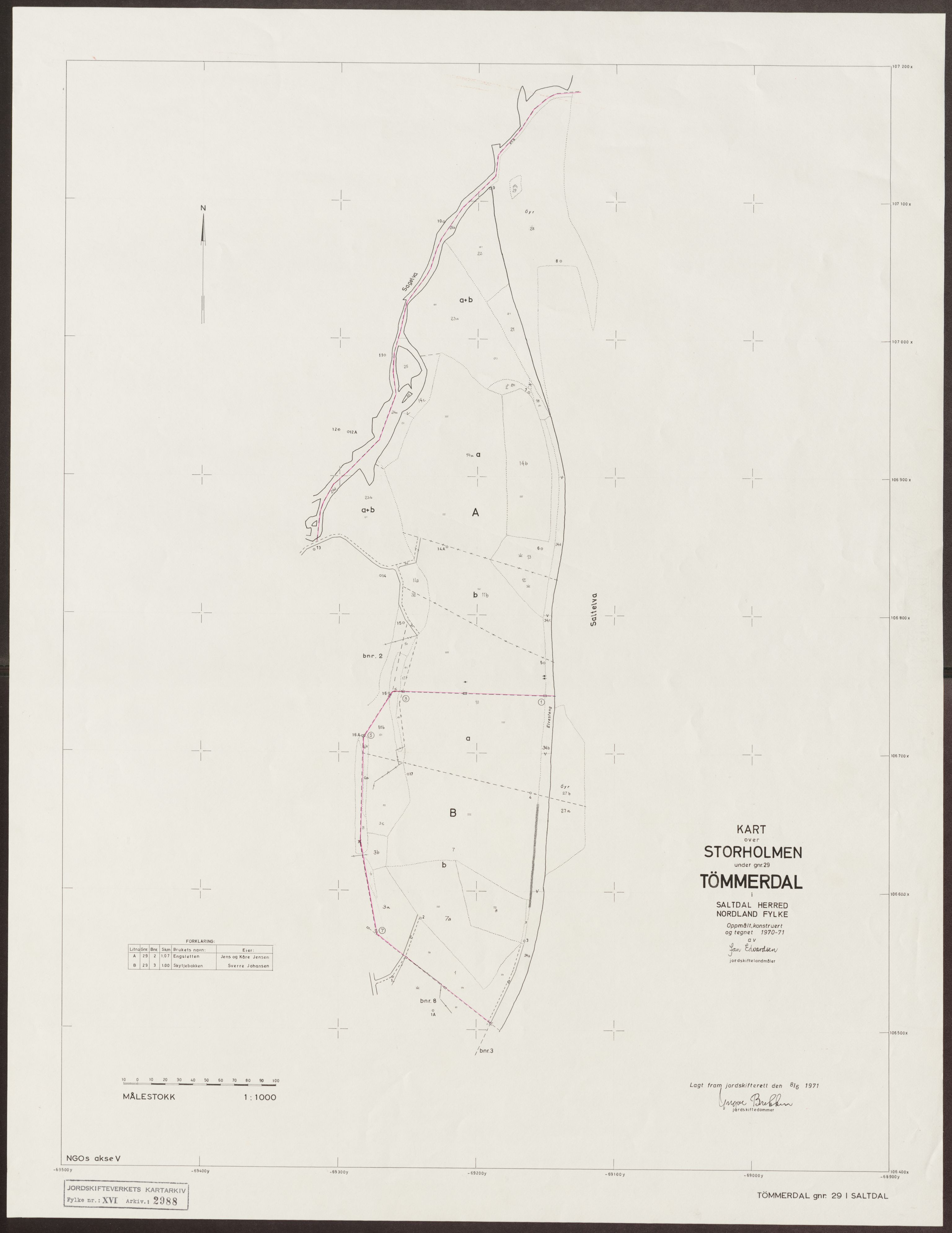 Jordskifteverkets kartarkiv, AV/RA-S-3929/T, 1859-1988, s. 3900