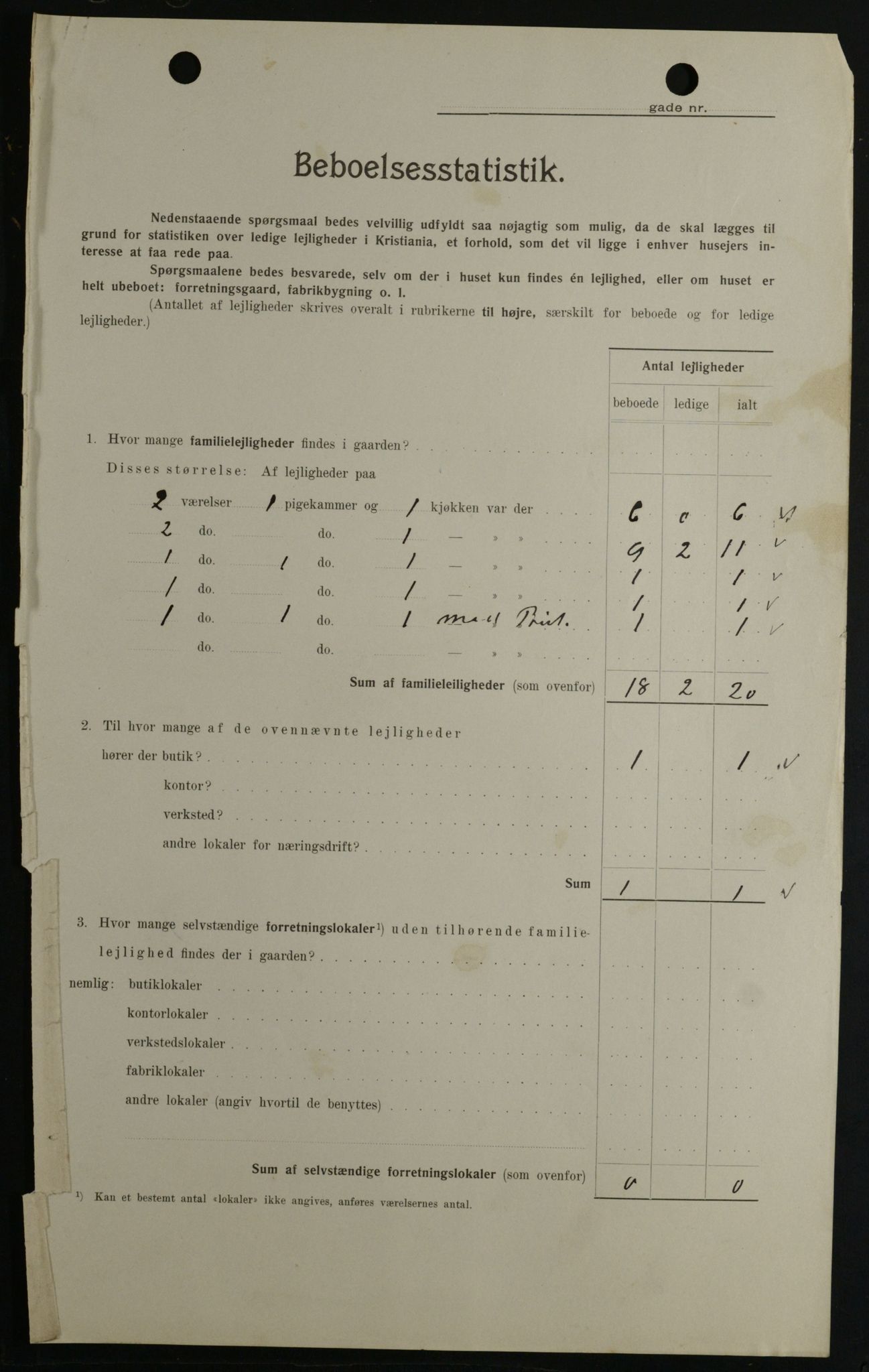 OBA, Kommunal folketelling 1.2.1908 for Kristiania kjøpstad, 1908, s. 53753