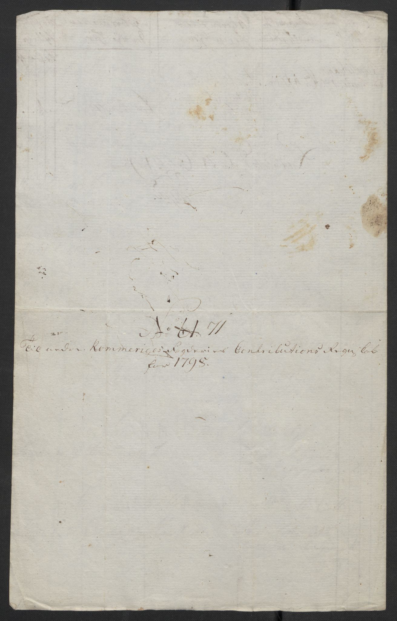 Rentekammeret inntil 1814, Reviderte regnskaper, Fogderegnskap, AV/RA-EA-4092/R11/L0674: Fogderegnskap Nedre Romerike, 1798, s. 276