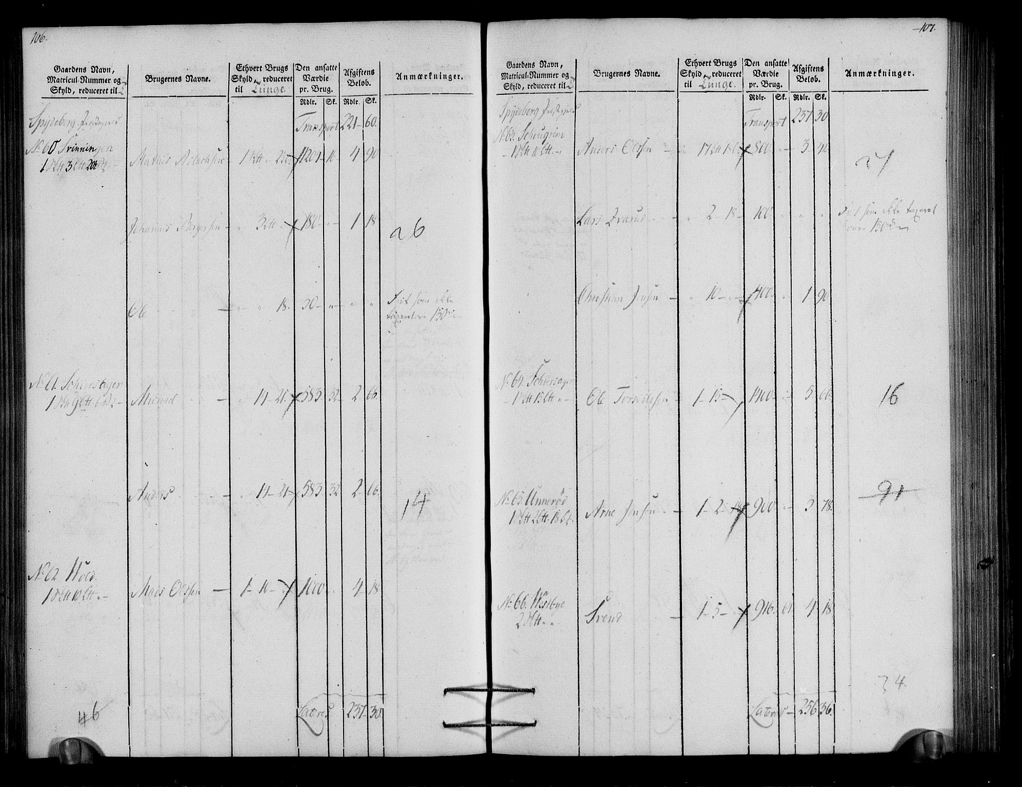 Rentekammeret inntil 1814, Realistisk ordnet avdeling, AV/RA-EA-4070/N/Ne/Nea/L0003: Rakkestad, Heggen og Frøland fogderi. Oppebørselsregister, 1803, s. 56