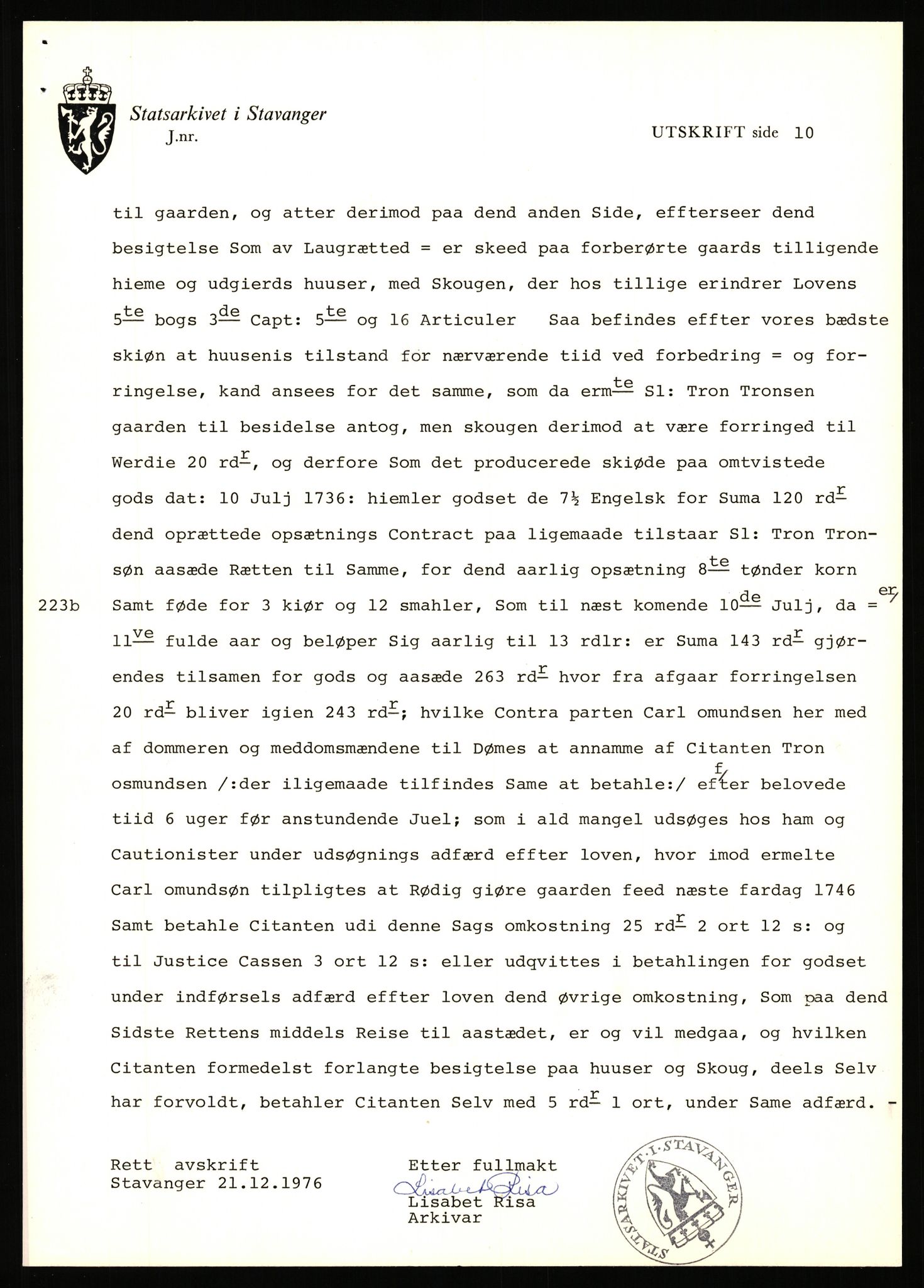 Statsarkivet i Stavanger, AV/SAST-A-101971/03/Y/Yj/L0103: Avskrifter sortert etter gårdsnavn: Bjunes - Kulien (Vest-Agder), 1750-1930, s. 212