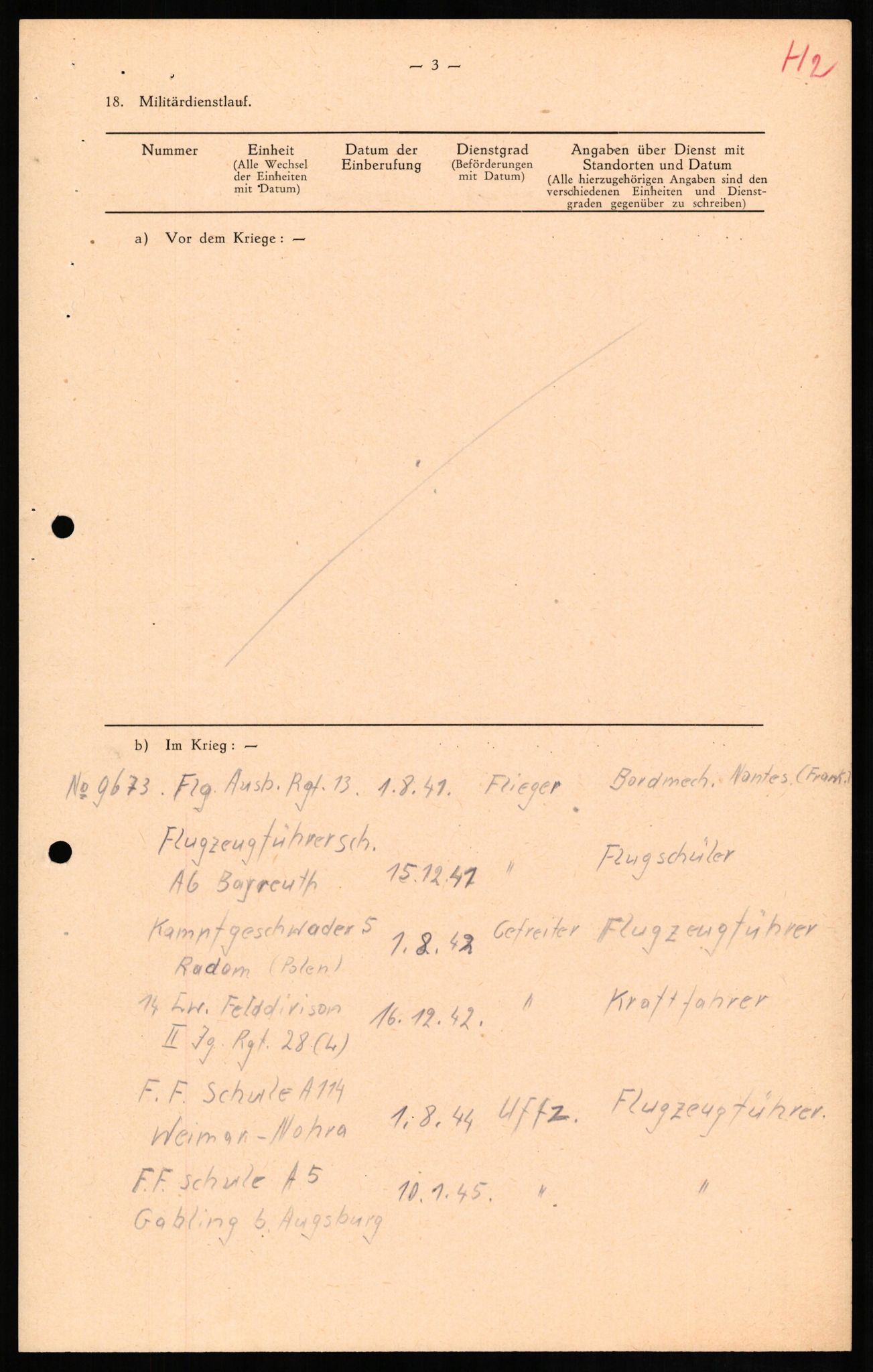 Forsvaret, Forsvarets overkommando II, AV/RA-RAFA-3915/D/Db/L0011: CI Questionaires. Tyske okkupasjonsstyrker i Norge. Tyskere., 1945-1946, s. 316