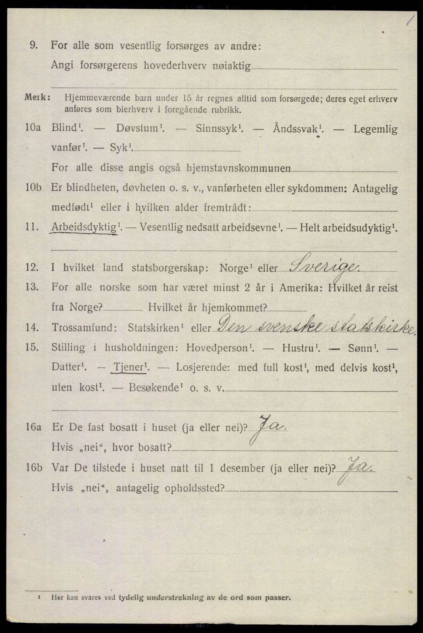 SAKO, Folketelling 1920 for 0719 Andebu herred, 1920, s. 4449