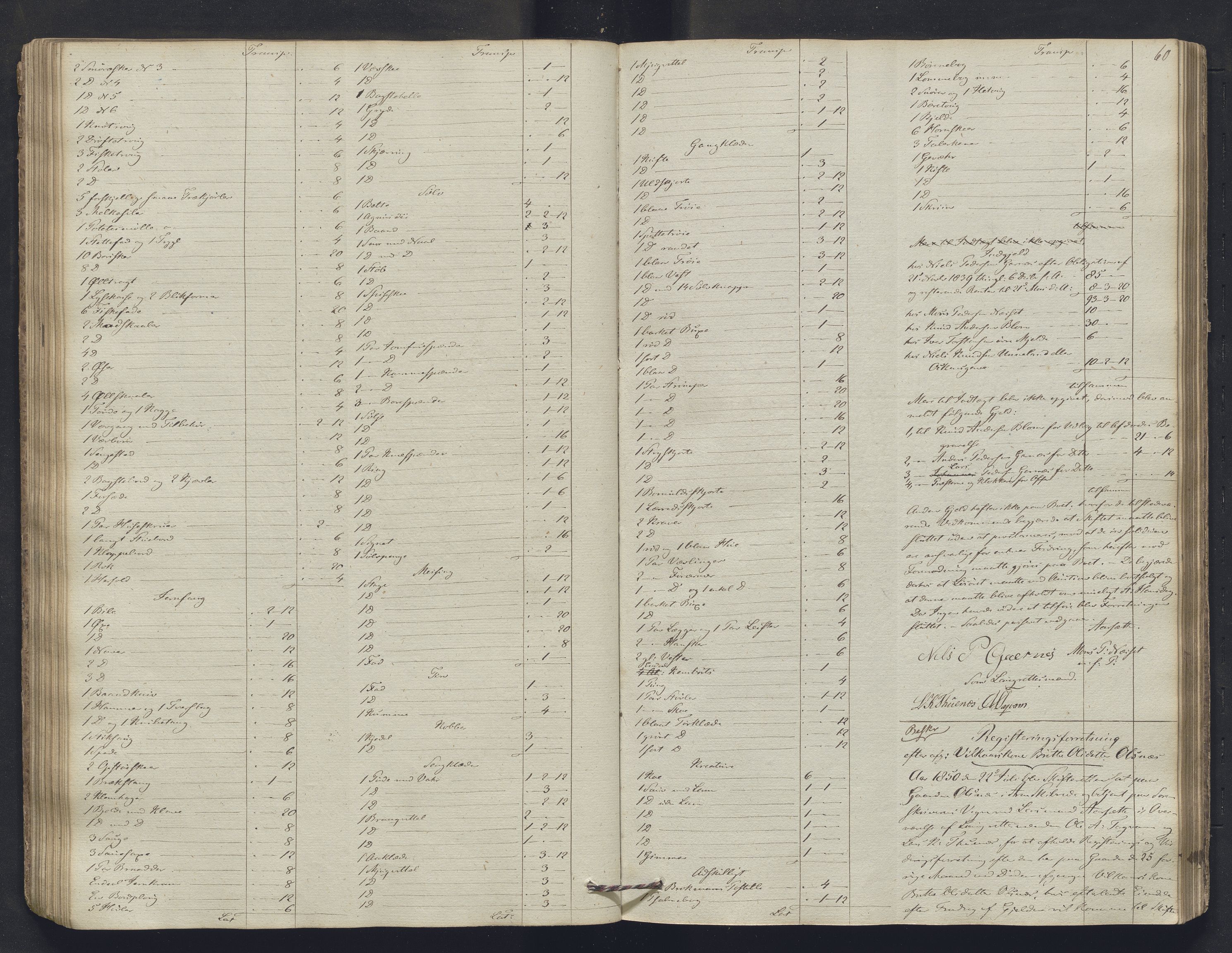 Nordhordland sorenskrivar, SAB/A-2901/1/H/Hb/L0004: Registreringsprotokollar, 1846-1852, s. 60