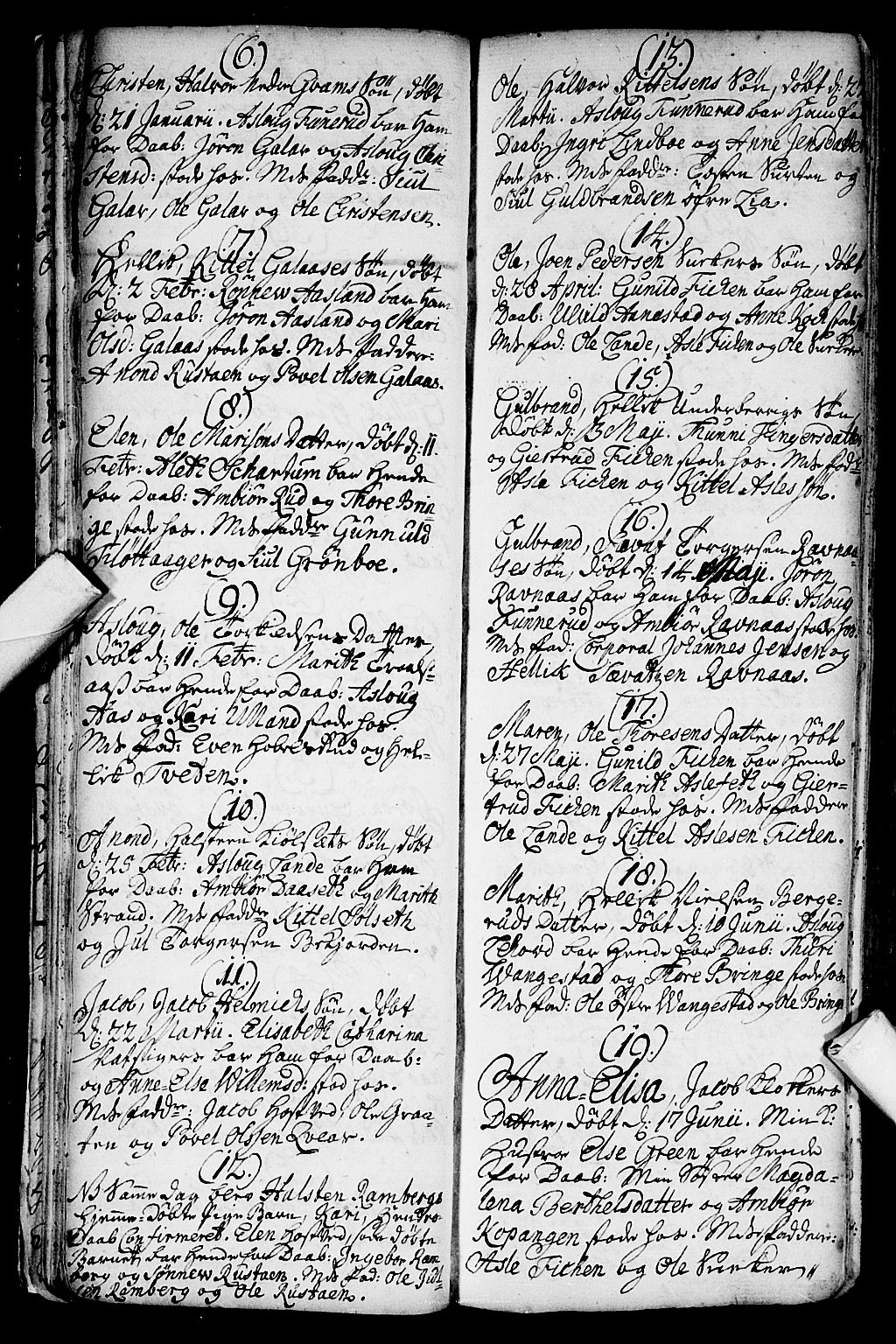 Flesberg kirkebøker, AV/SAKO-A-18/F/Fa/L0002: Ministerialbok nr. I 2, 1726-1747