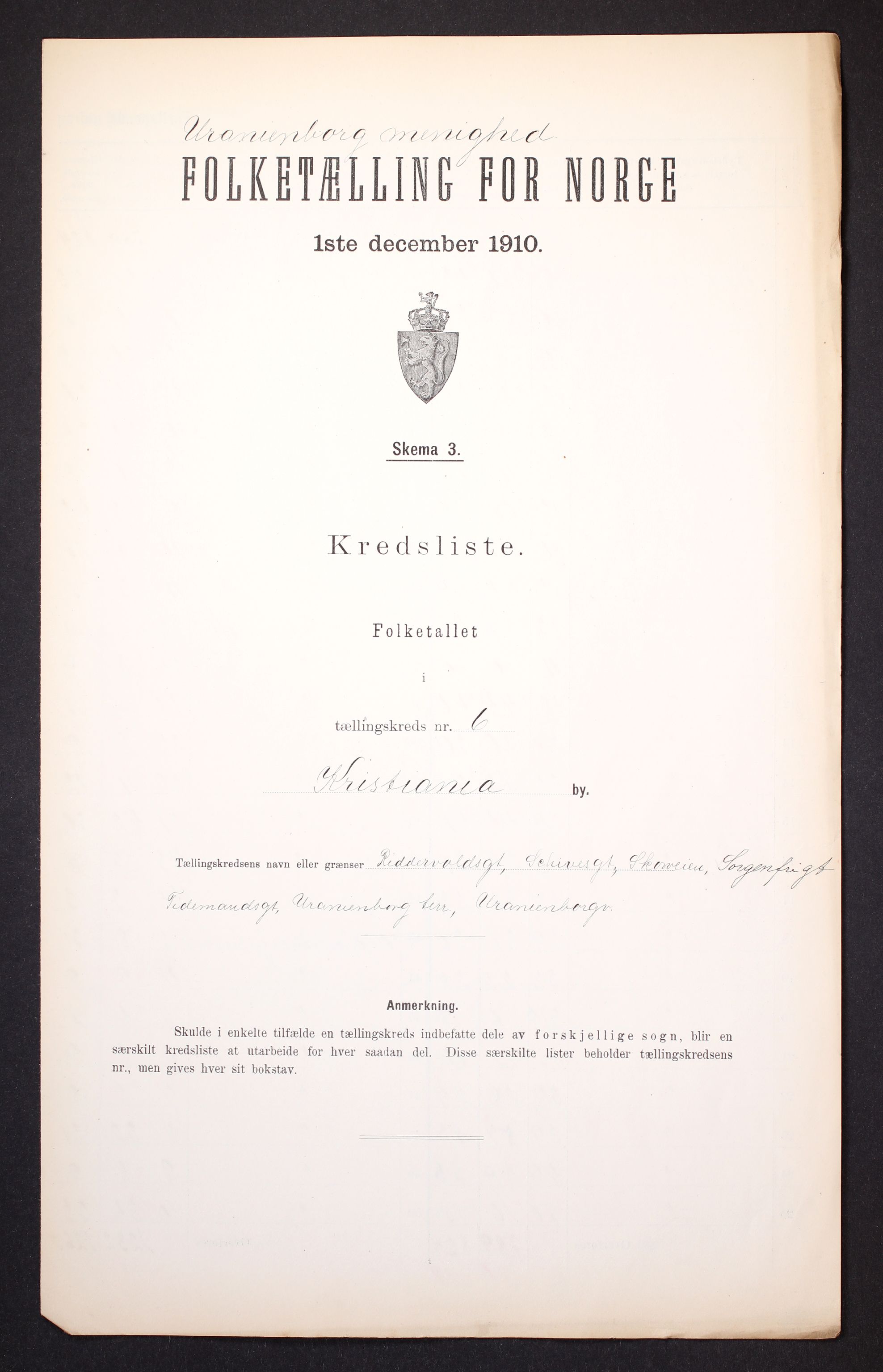 RA, Folketelling 1910 for 0301 Kristiania kjøpstad, 1910, s. 299