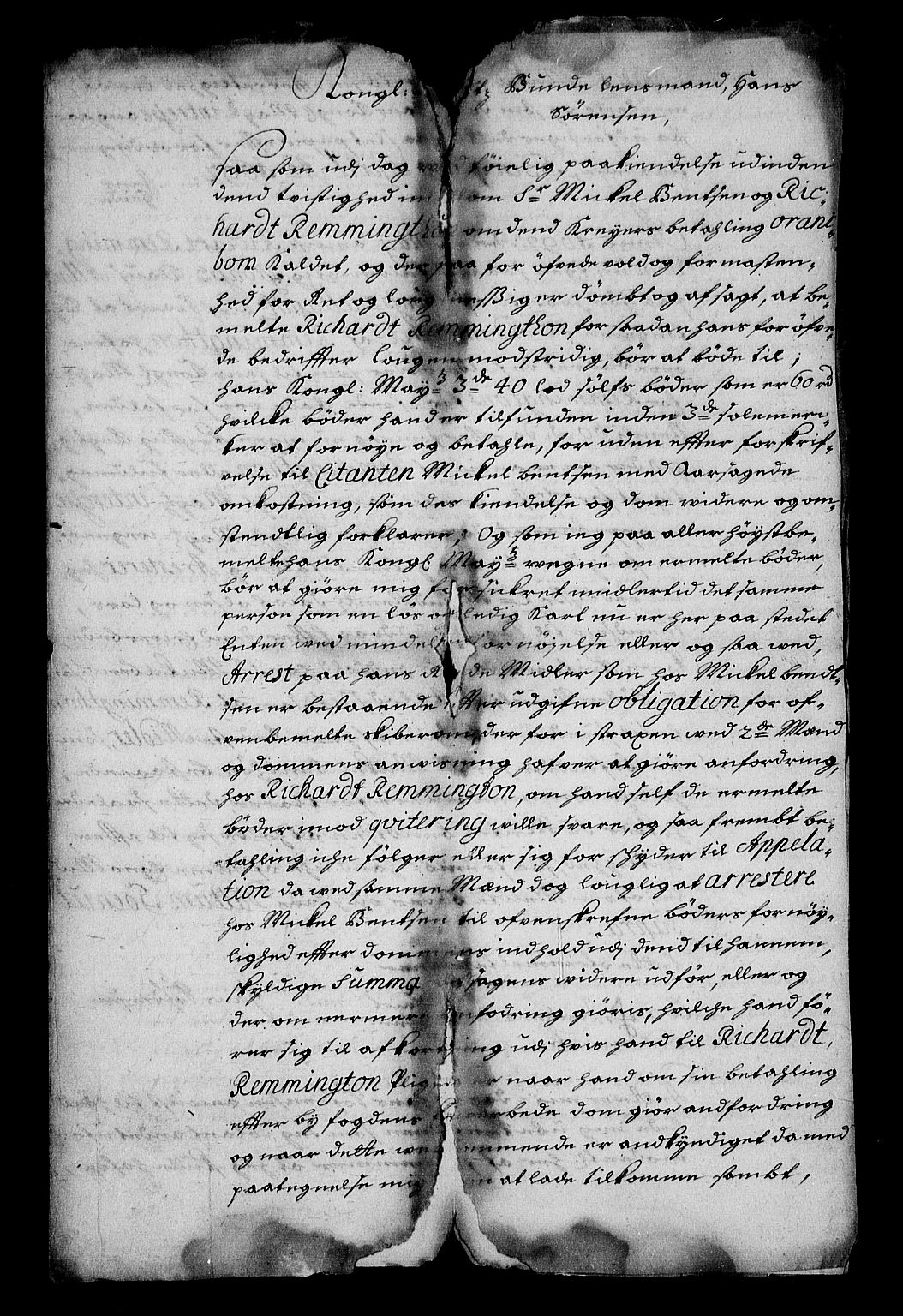 Stattholderembetet 1572-1771, RA/EA-2870/Af/L0004: Avskrifter av vedlegg til originale supplikker, nummerert i samsvar med supplikkbøkene, 1691-1694, s. 191