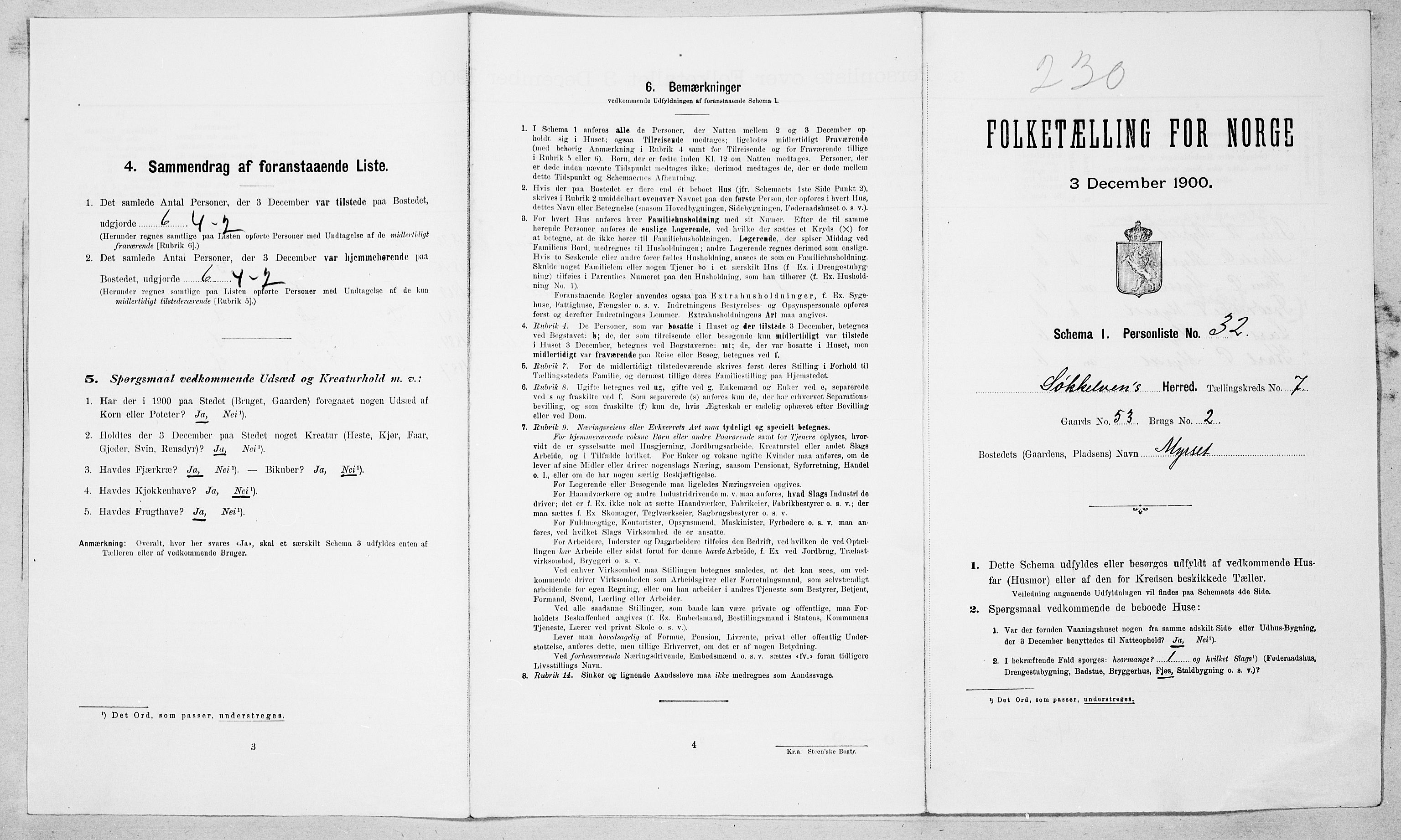SAT, Folketelling 1900 for 1528 Sykkylven herred, 1900, s. 753