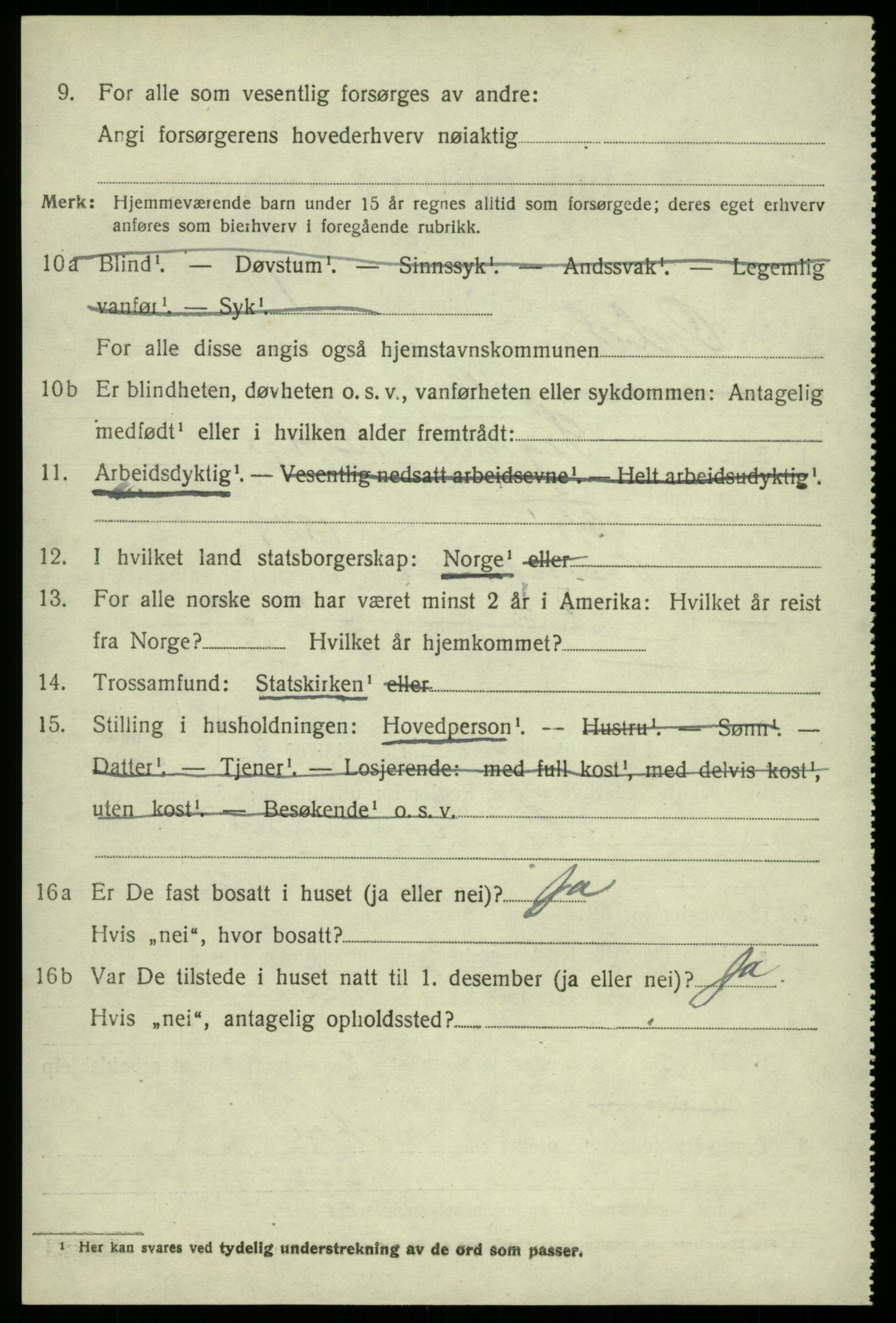 SAB, Folketelling 1920 for 1228 Odda herred, 1920, s. 12328