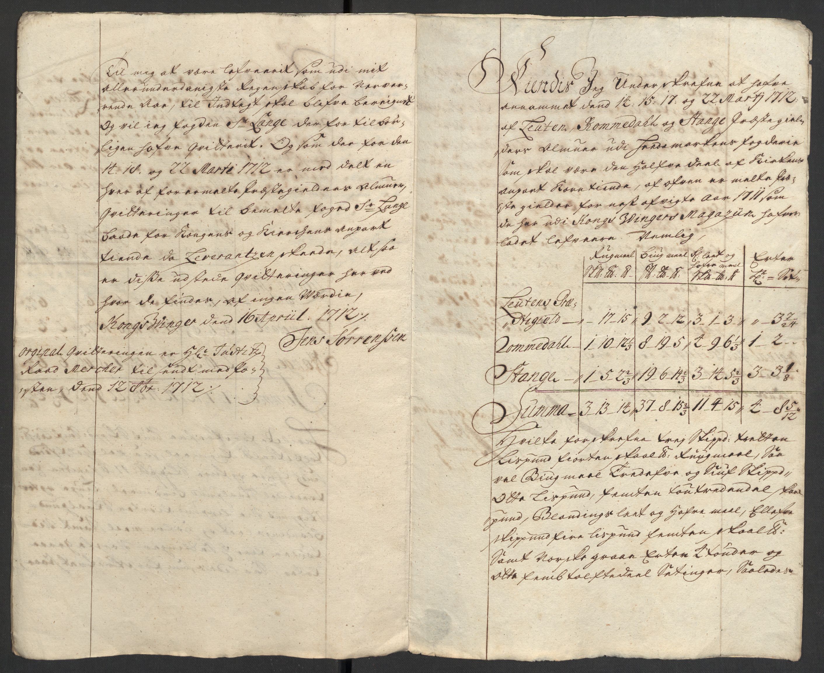 Rentekammeret inntil 1814, Reviderte regnskaper, Fogderegnskap, RA/EA-4092/R16/L1048: Fogderegnskap Hedmark, 1711, s. 185