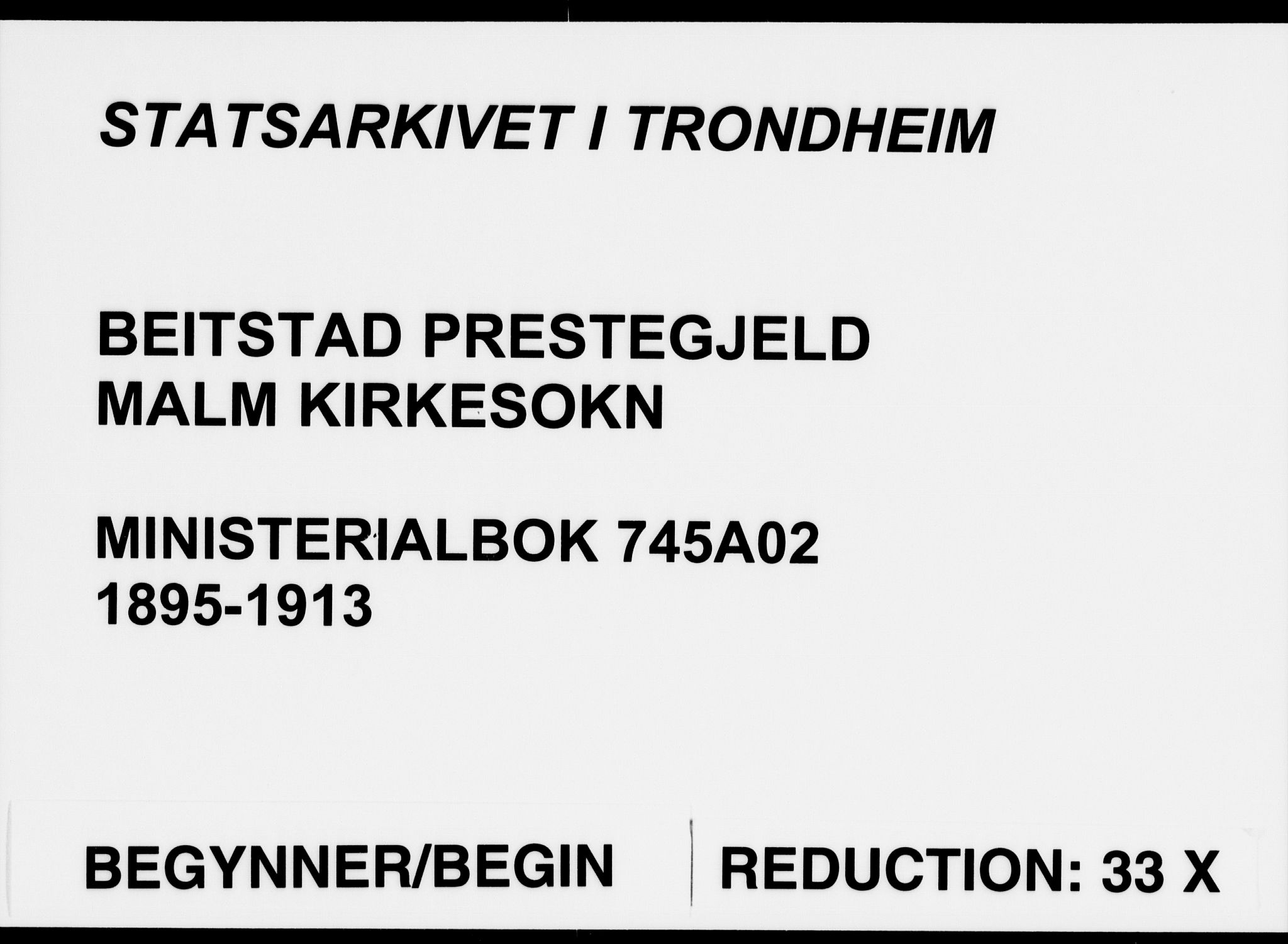 Ministerialprotokoller, klokkerbøker og fødselsregistre - Nord-Trøndelag, SAT/A-1458/745/L0430: Ministerialbok nr. 745A02, 1895-1913