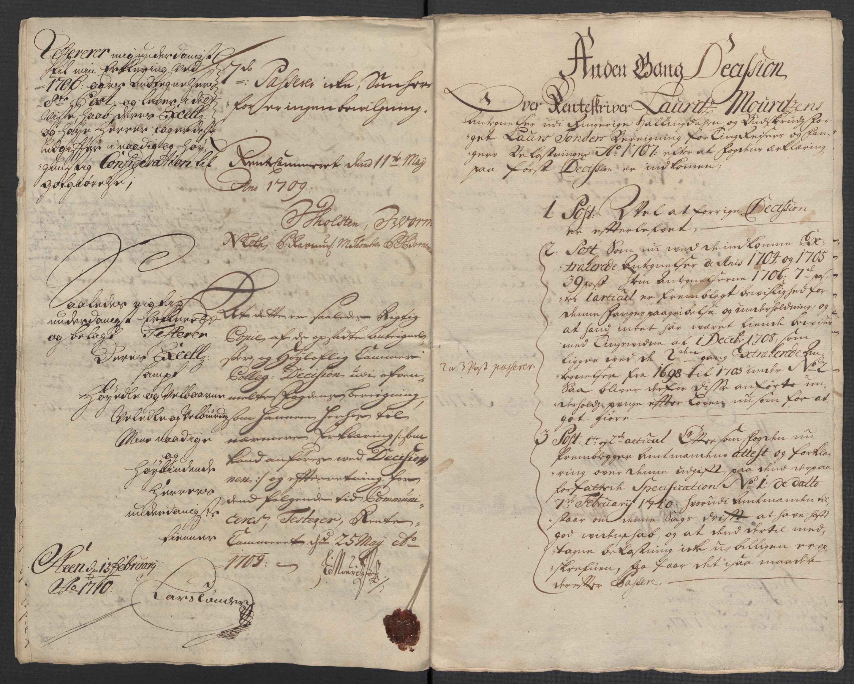 Rentekammeret inntil 1814, Reviderte regnskaper, Fogderegnskap, AV/RA-EA-4092/R22/L1466: Fogderegnskap Ringerike, Hallingdal og Buskerud, 1707, s. 287