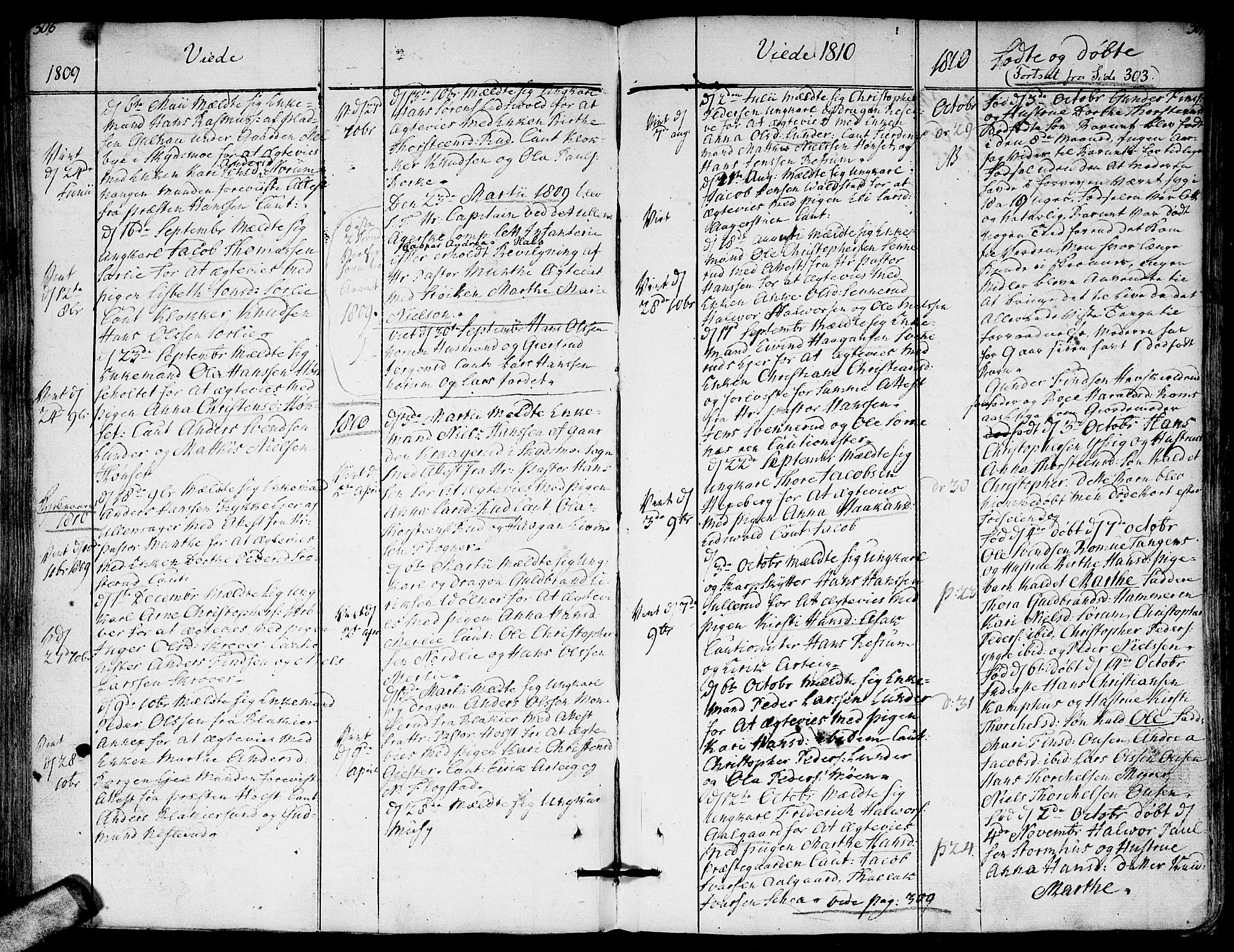 Sørum prestekontor Kirkebøker, SAO/A-10303/F/Fa/L0002: Ministerialbok nr. I 2, 1759-1814, s. 306-307