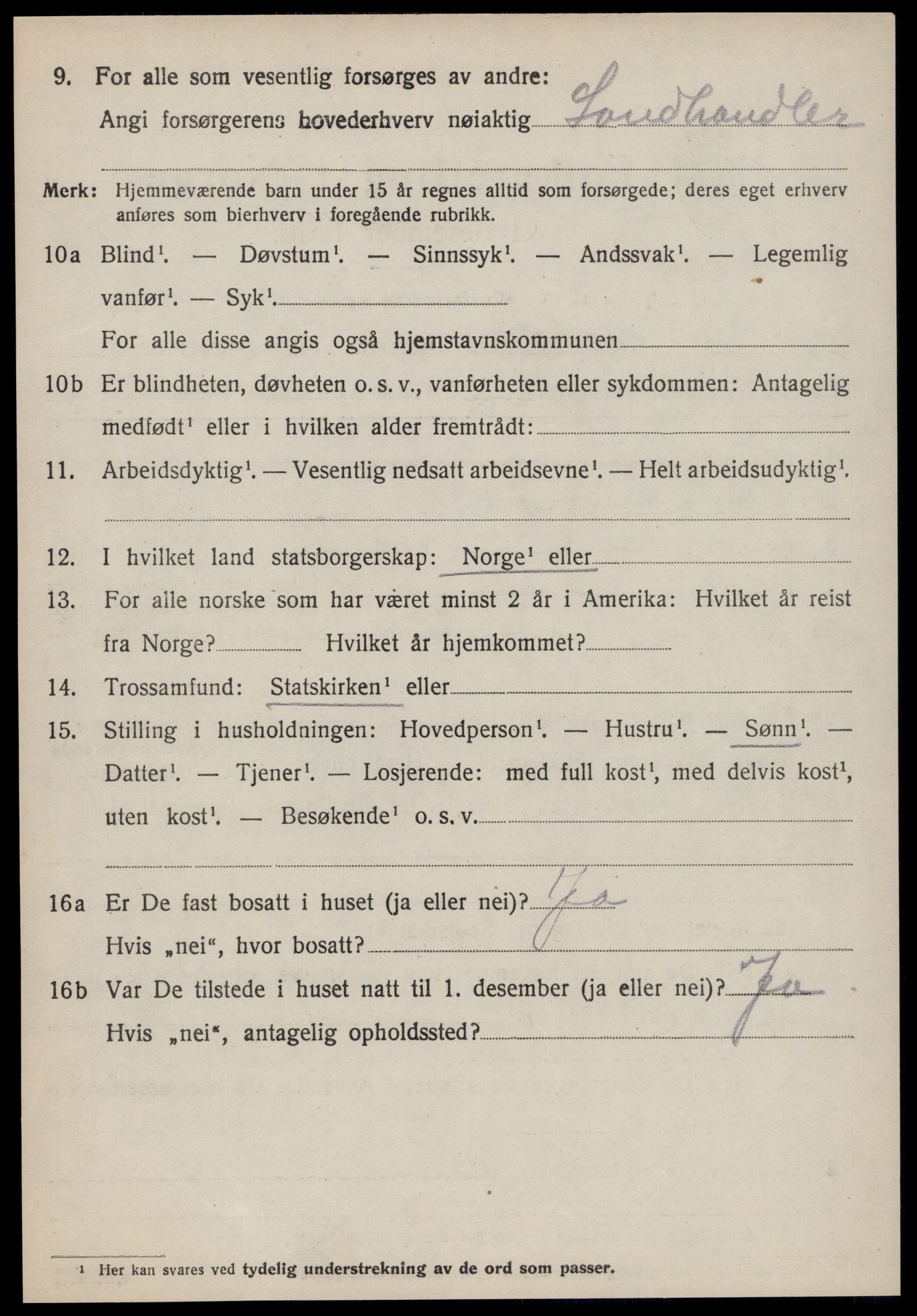 SAT, Folketelling 1920 for 1530 Vatne herred, 1920, s. 2423