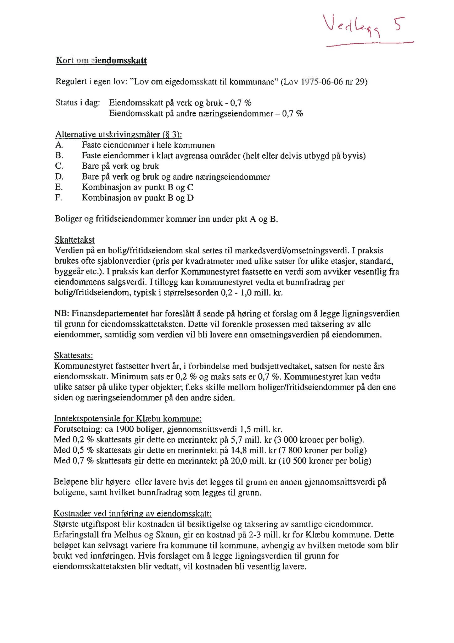 Klæbu Kommune, TRKO/KK/02-FS/L004: Formannsskapet - Møtedokumenter, 2011, s. 3009