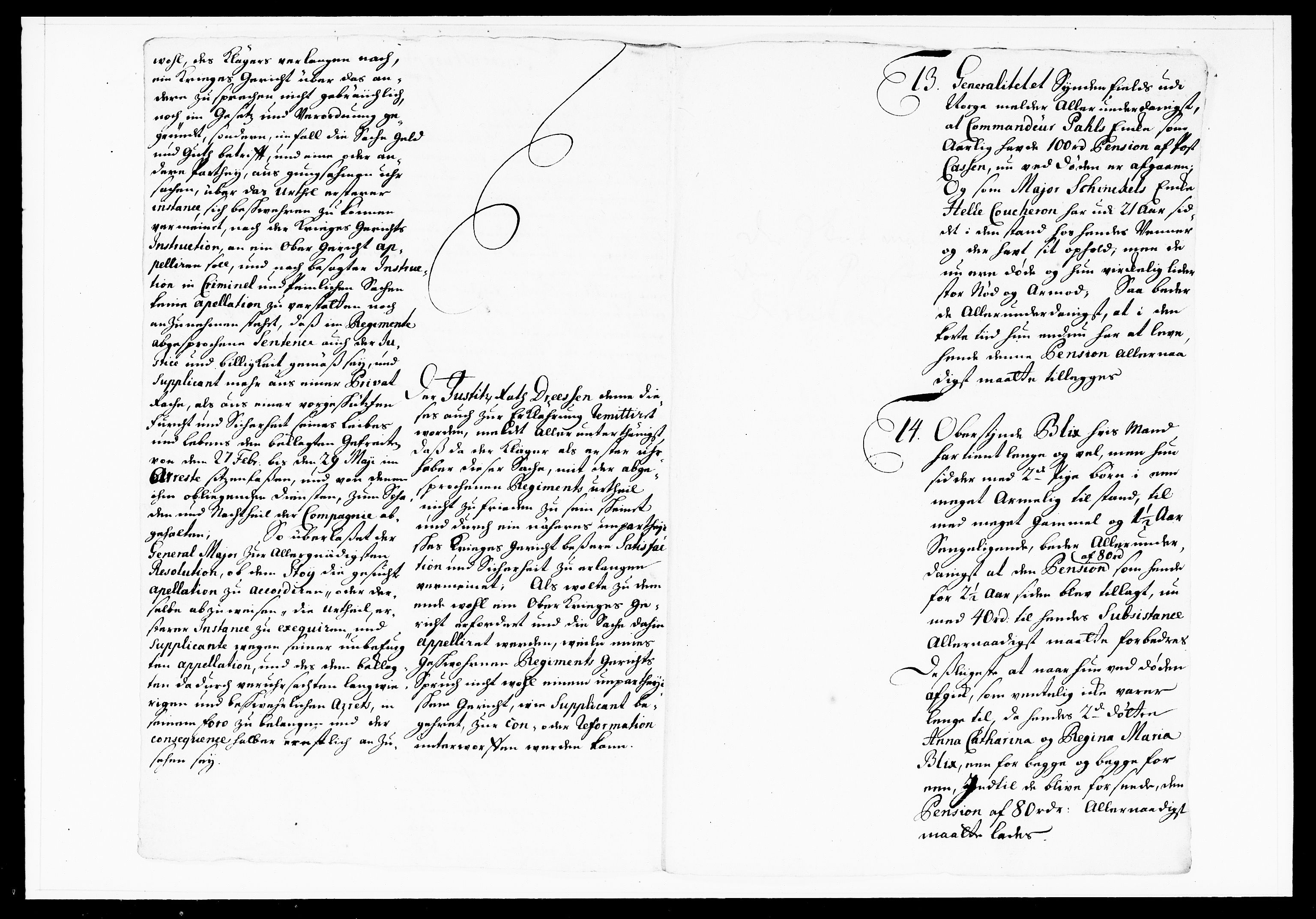 Krigskollegiet, Krigskancelliet, DRA/A-0006/-/1103-1107: Refererede sager, 1732, s. 173
