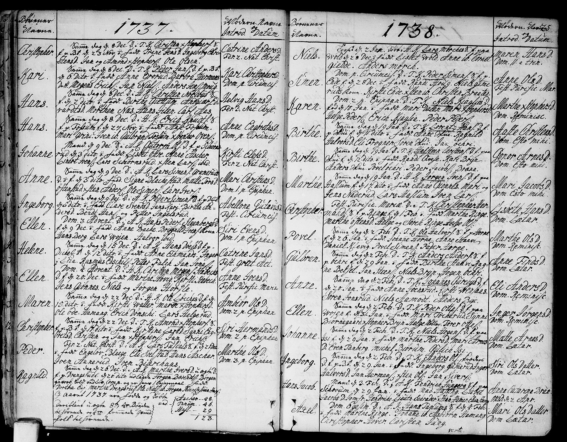 Asker prestekontor Kirkebøker, SAO/A-10256a/F/Fa/L0002: Ministerialbok nr. I 2, 1733-1766, s. 25
