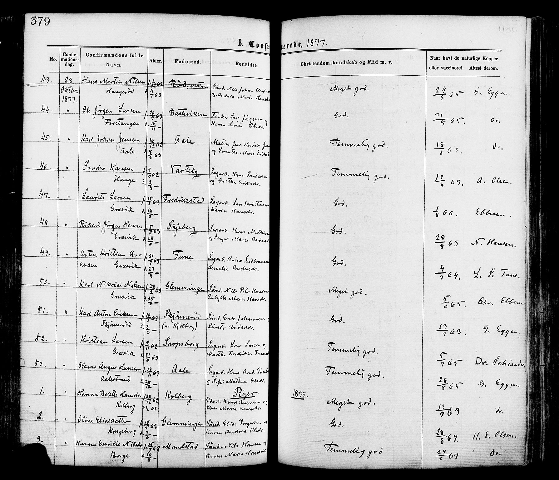 Onsøy prestekontor Kirkebøker, AV/SAO-A-10914/F/Fa/L0004: Ministerialbok nr. I 4, 1861-1877, s. 379