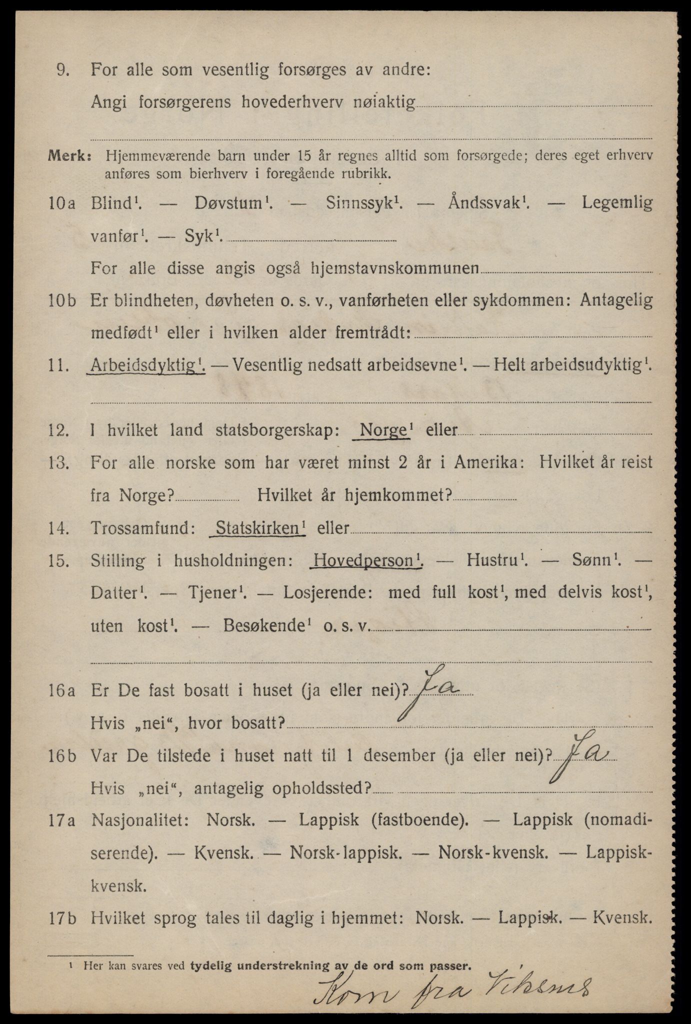 SAT, Folketelling 1920 for 1841 Fauske herred, 1920, s. 5343