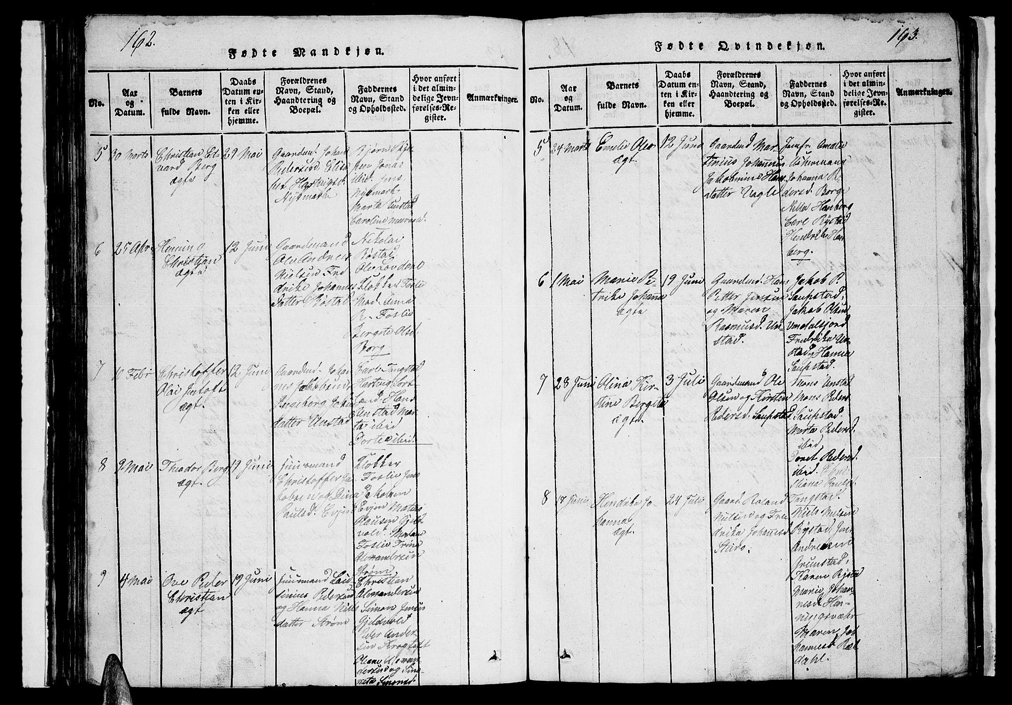 Ministerialprotokoller, klokkerbøker og fødselsregistre - Nordland, AV/SAT-A-1459/880/L1139: Klokkerbok nr. 880C01, 1836-1857, s. 162-163