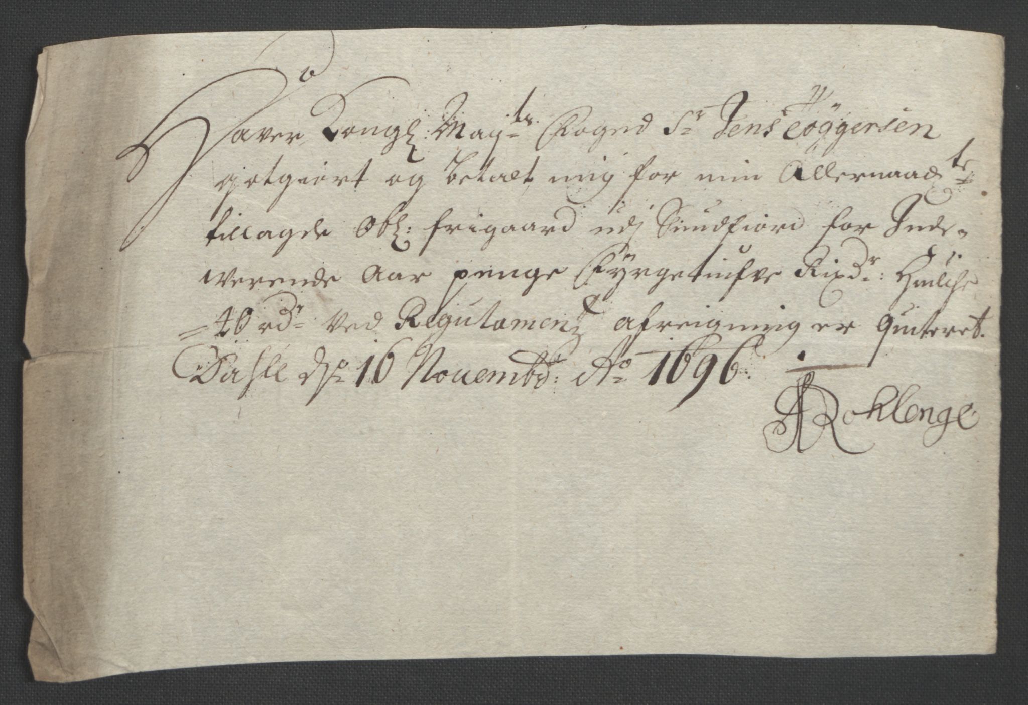 Rentekammeret inntil 1814, Reviderte regnskaper, Fogderegnskap, RA/EA-4092/R53/L3422: Fogderegnskap Sunn- og Nordfjord, 1695-1696, s. 379