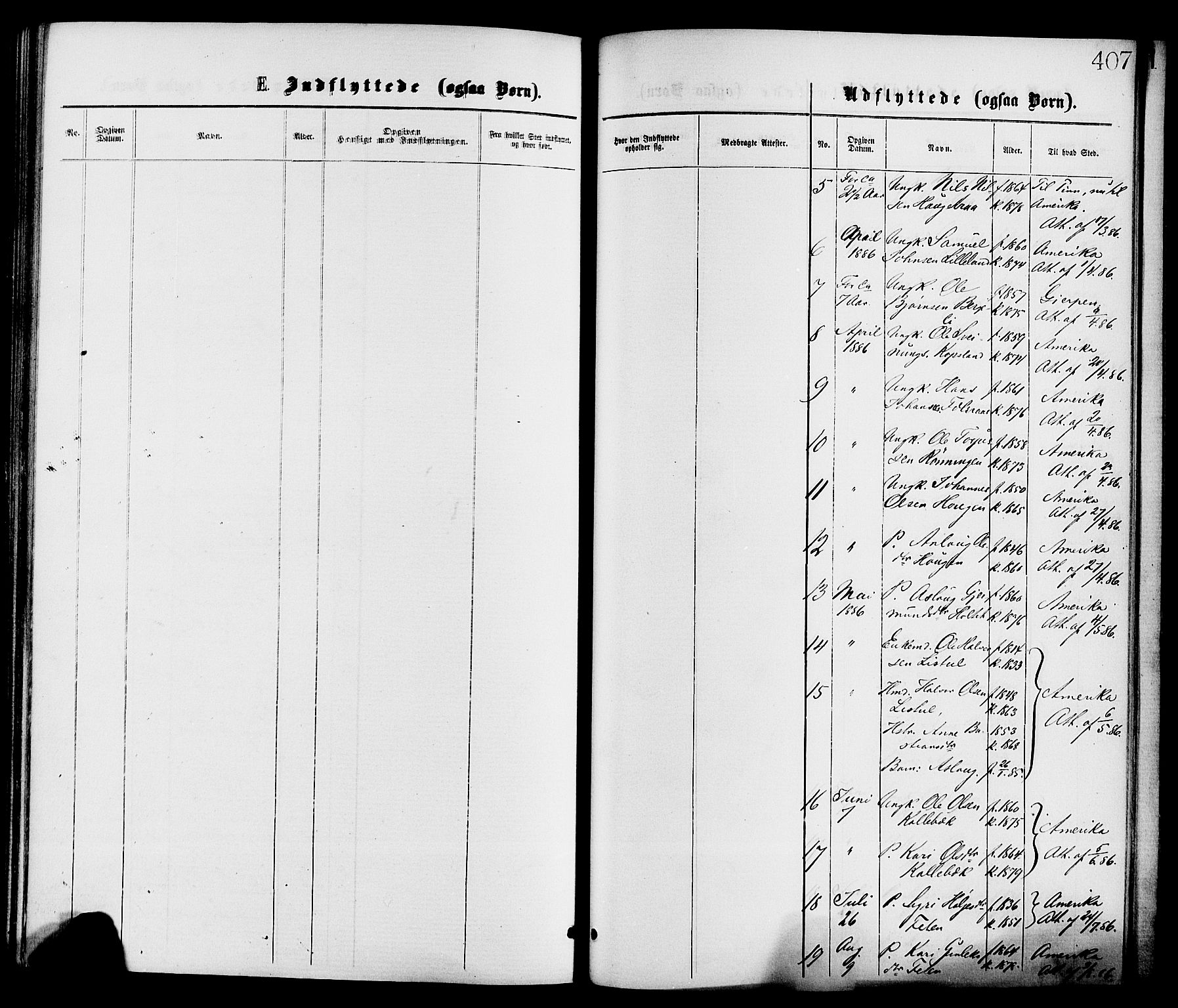 Gransherad kirkebøker, SAKO/A-267/F/Fa/L0004: Ministerialbok nr. I 4, 1871-1886, s. 407