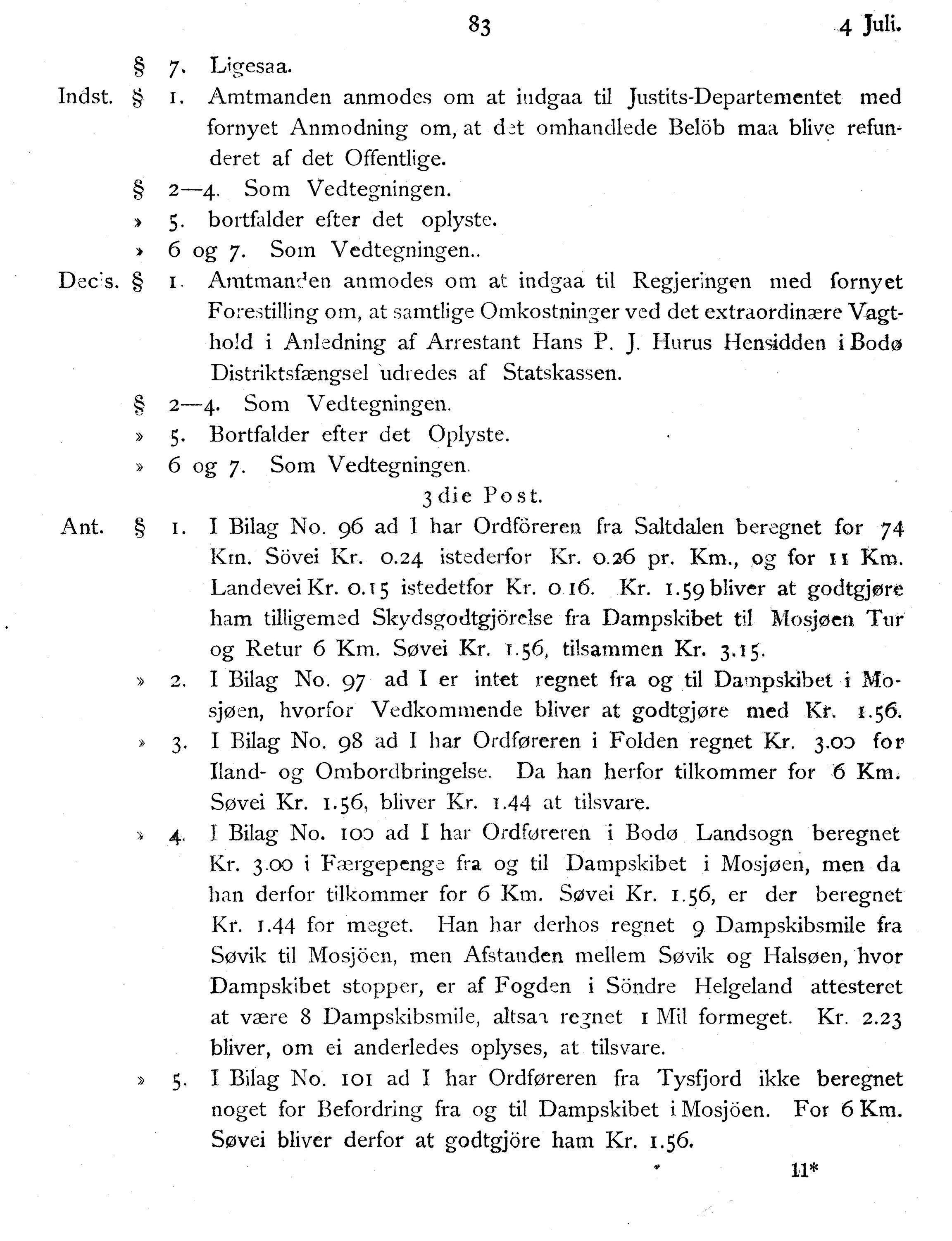 Nordland Fylkeskommune. Fylkestinget, AIN/NFK-17/176/A/Ac/L0014: Fylkestingsforhandlinger 1881-1885, 1881-1885