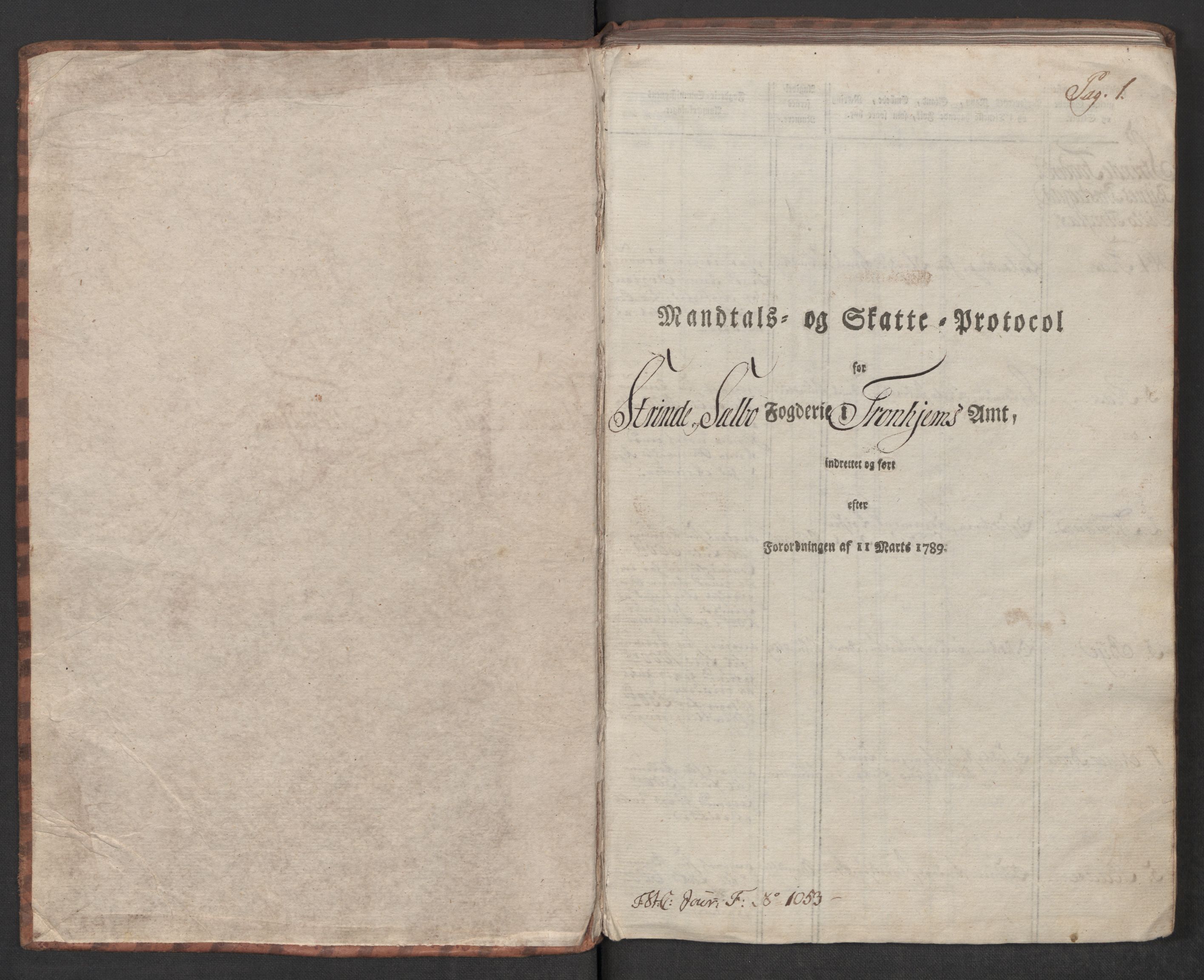 Rentekammeret inntil 1814, Reviderte regnskaper, Mindre regnskaper, RA/EA-4068/Rf/Rfe/L0047: Strinda og Selbu fogderi. Strømsø, 1789, s. 48