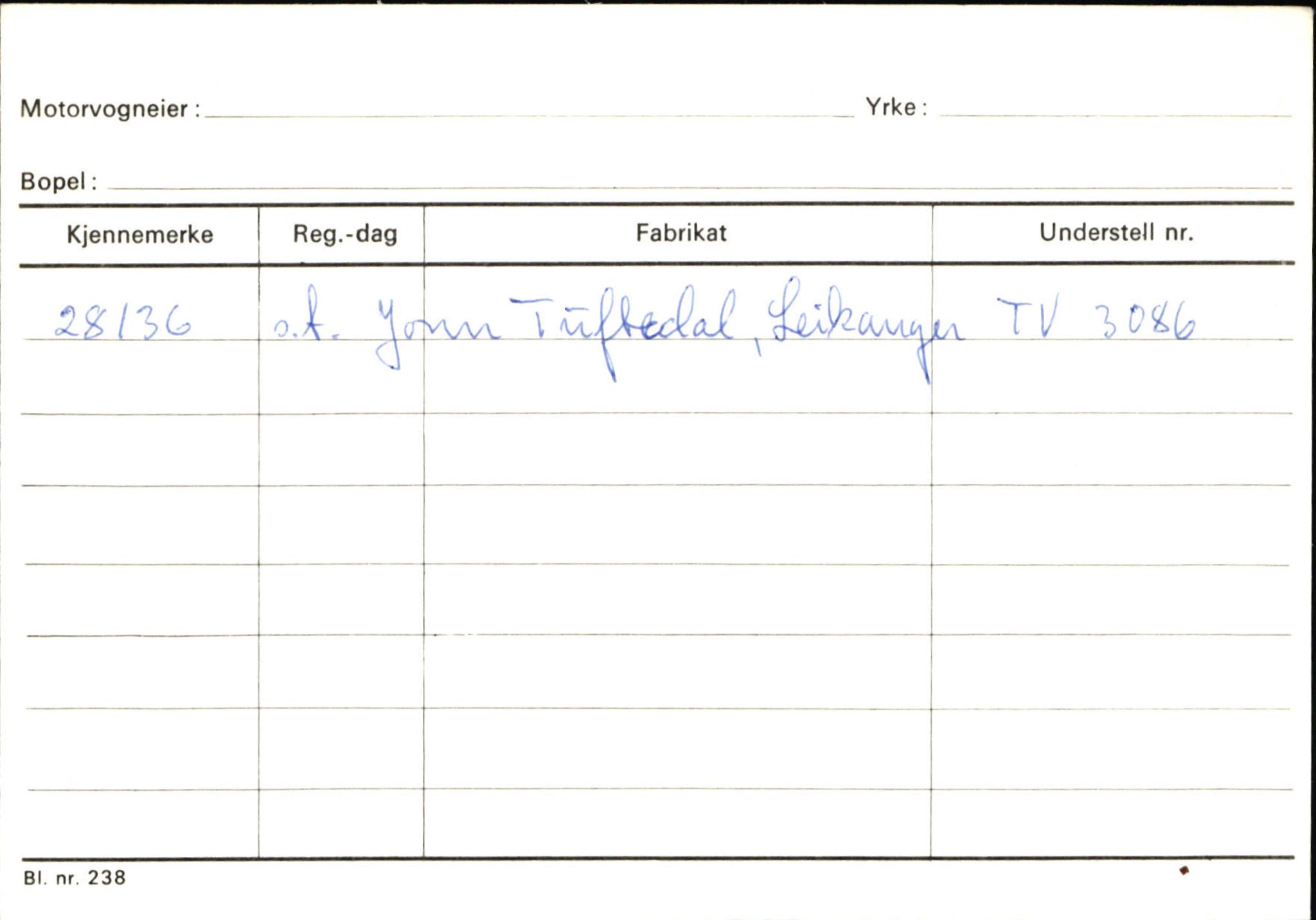 Statens vegvesen, Sogn og Fjordane vegkontor, AV/SAB-A-5301/4/F/L0126: Eigarregister Fjaler M-Å. Leikanger A-Å, 1945-1975, s. 1809