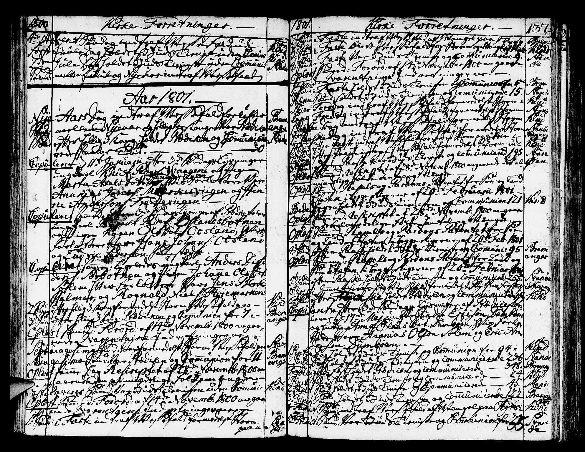 Kinn sokneprestembete, AV/SAB-A-80801/H/Haa/Haaa/L0003: Ministerialbok nr. A 3, 1785-1821, s. 137