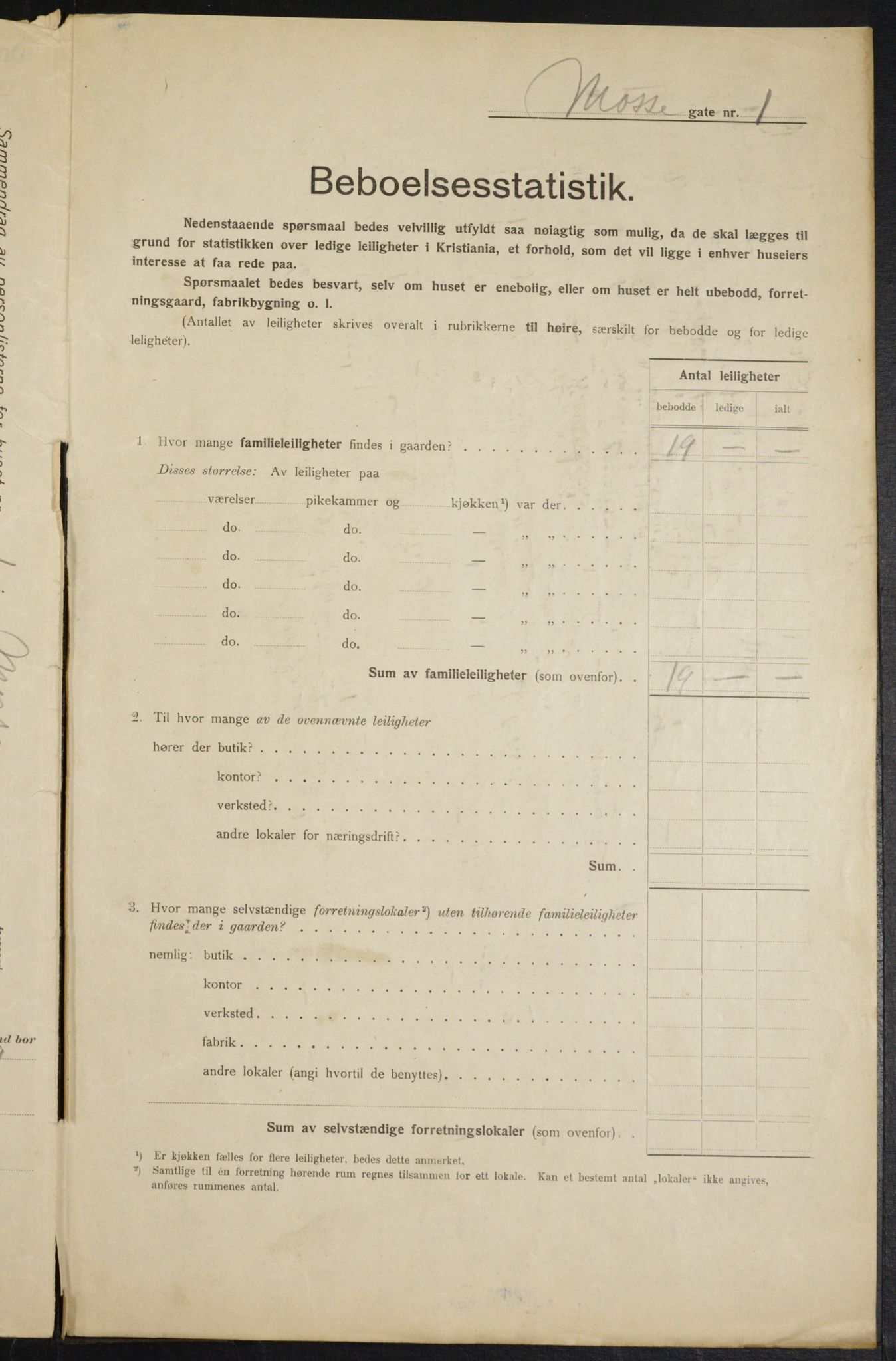 OBA, Kommunal folketelling 1.2.1915 for Kristiania, 1915, s. 65091