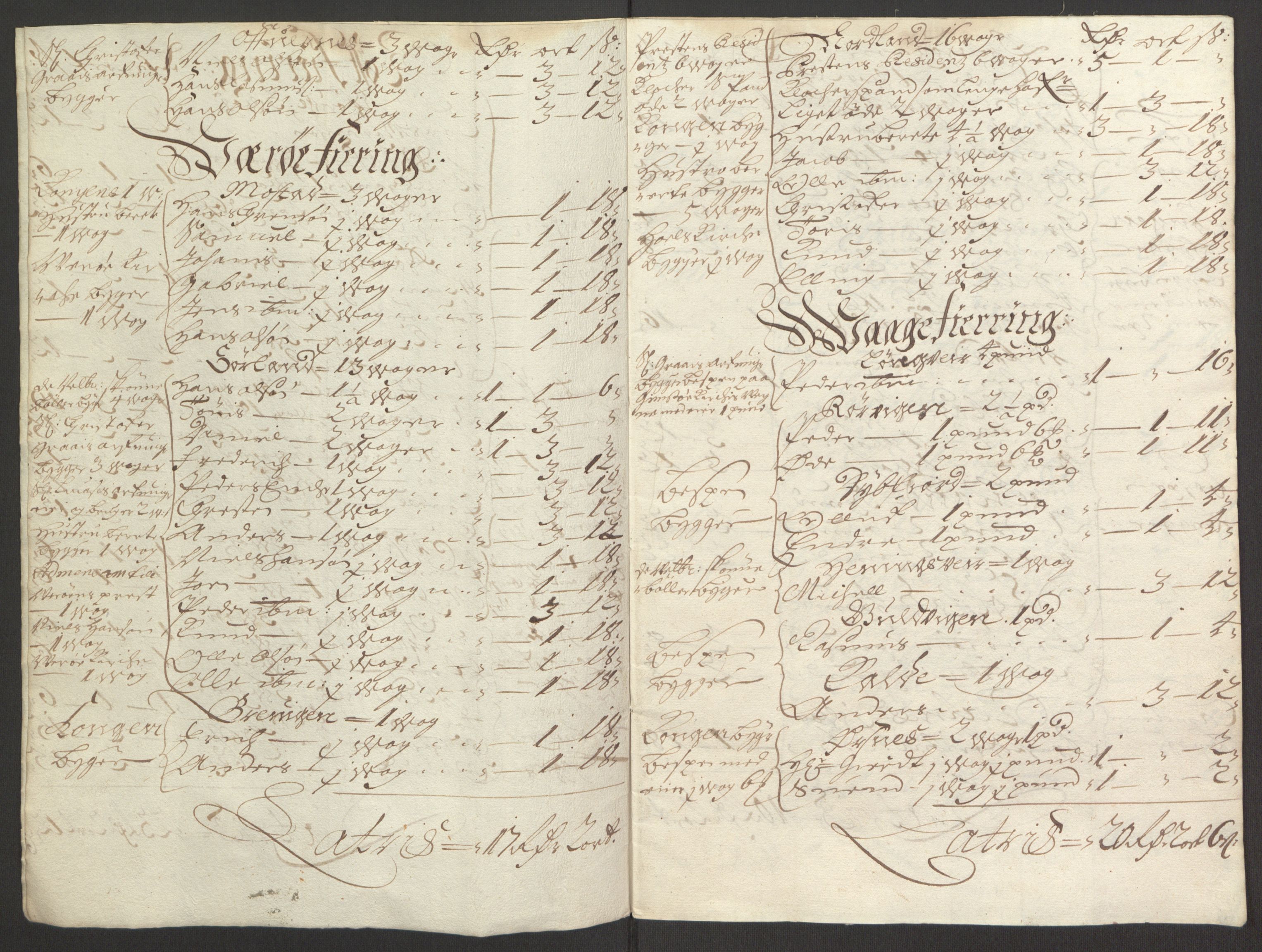 Rentekammeret inntil 1814, Reviderte regnskaper, Fogderegnskap, RA/EA-4092/R67/L4675: Fogderegnskap Vesterålen, Andenes og Lofoten, 1691-1693, s. 152
