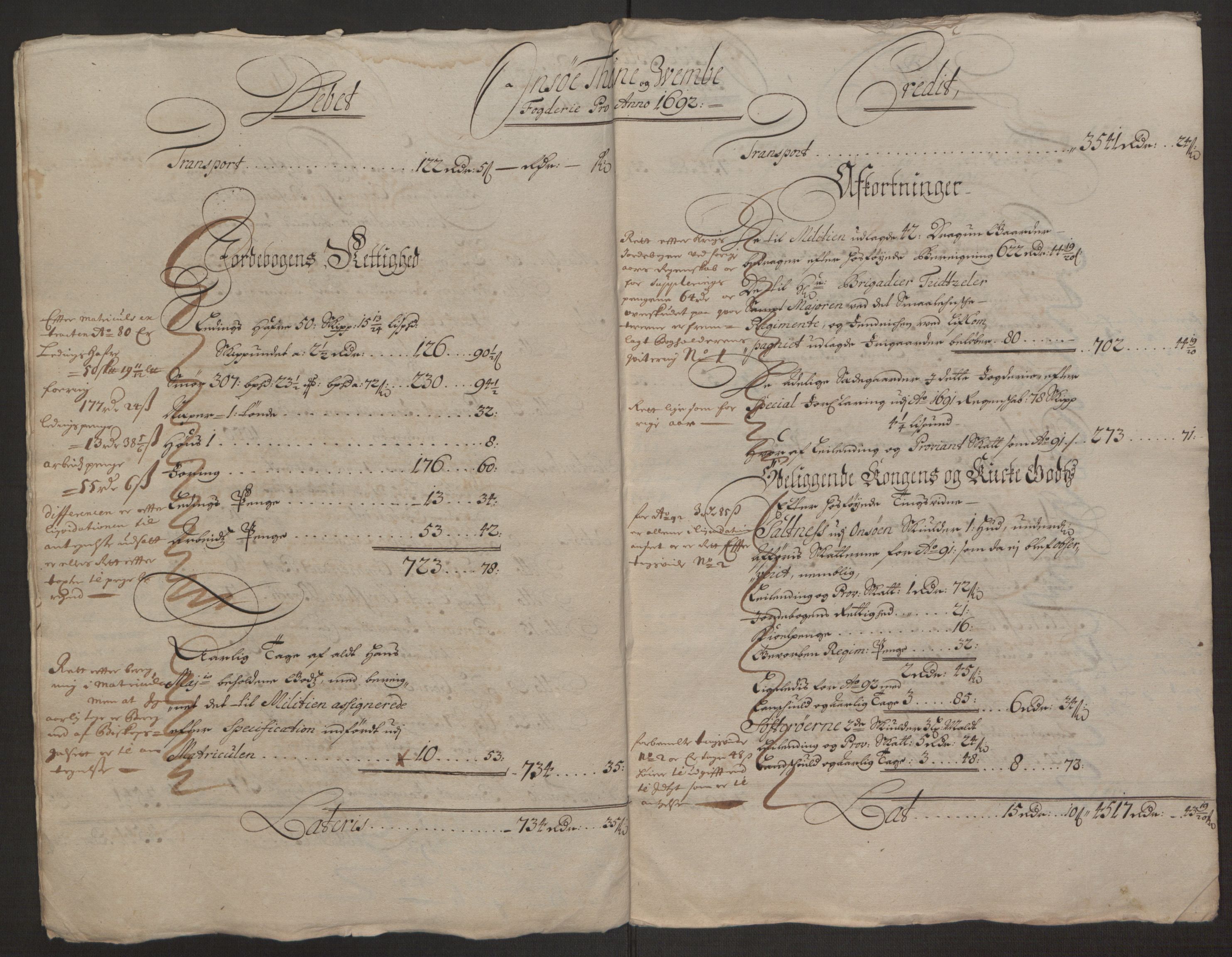 Rentekammeret inntil 1814, Reviderte regnskaper, Fogderegnskap, AV/RA-EA-4092/R03/L0120: Fogderegnskap Onsøy, Tune, Veme og Åbygge fogderi, 1692-1693, s. 10