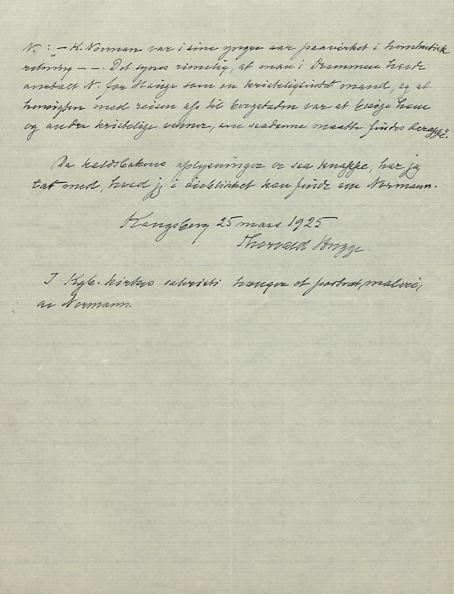 Rikard Berge, TEMU/TGM-A-1003/F/L0016/0023: 529-550 / 550 Slekt- og personalhistorie, om drikkehorn og eventuelt andre gjenstander, 1916-1926